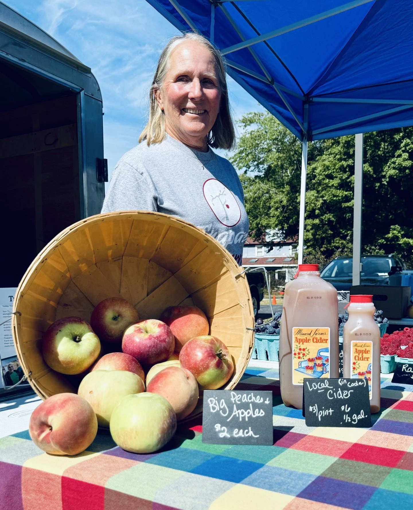 Apple season has arrived at Trapani Farms 🍎🍏⁠
⁠
This week&rsquo;s lineup includes Ginger Gold, Gala, McIntosh, and Honeycrisp &mdash; plus fresh apple cider by the pint or half gallon.⁠
⁠
And the fall fruit doesn&rsquo;t stop with apples. @trapanif