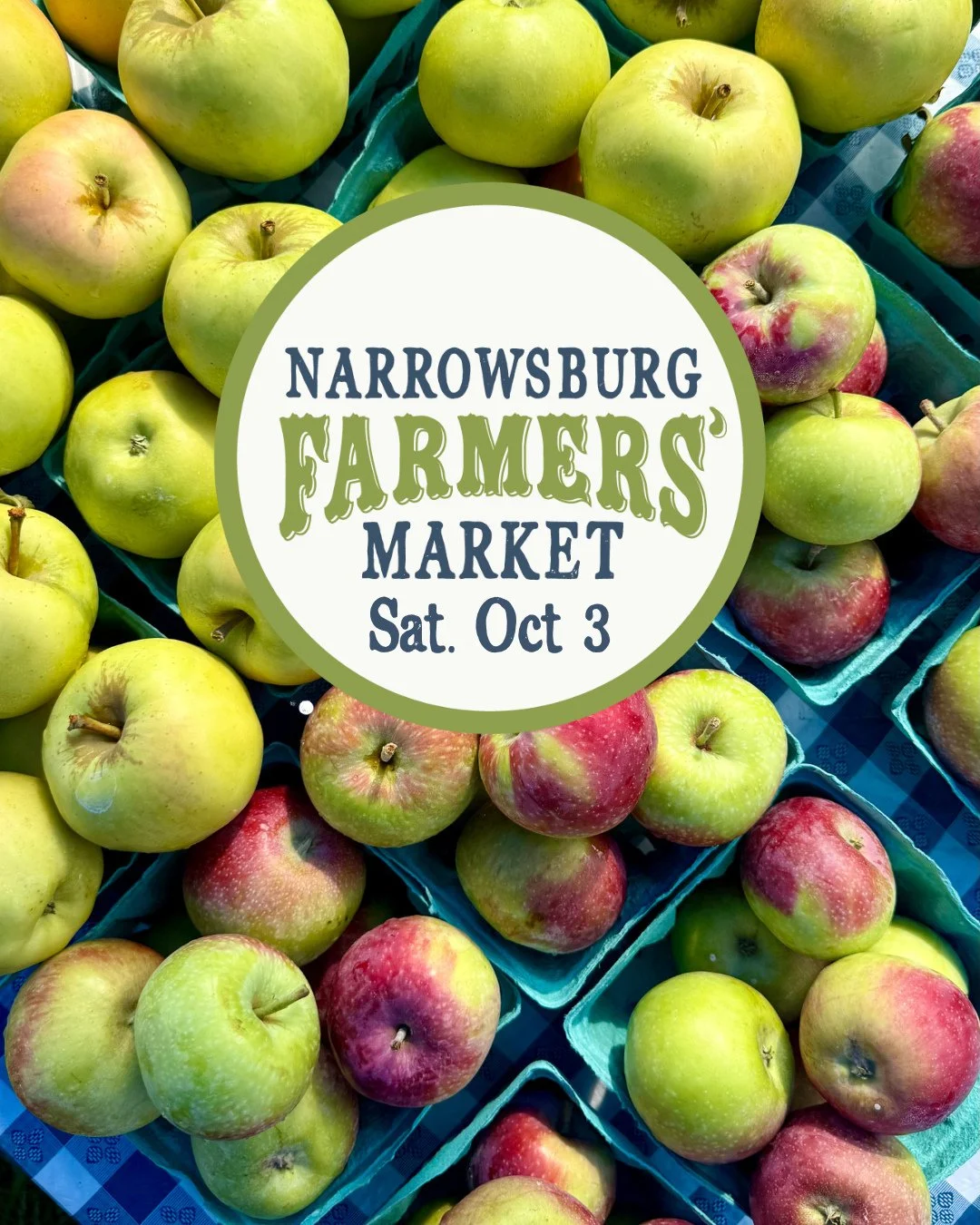 🍂 The leaves are changing, the weather is lovely, and Saturday is looking like a perfect morning to wander the market.⁠
⁠
Come stock up on good stuff, say hello to your favorite vendors, grab something delicious, and take your time.⁠
⁠
📍 Narrowsbur