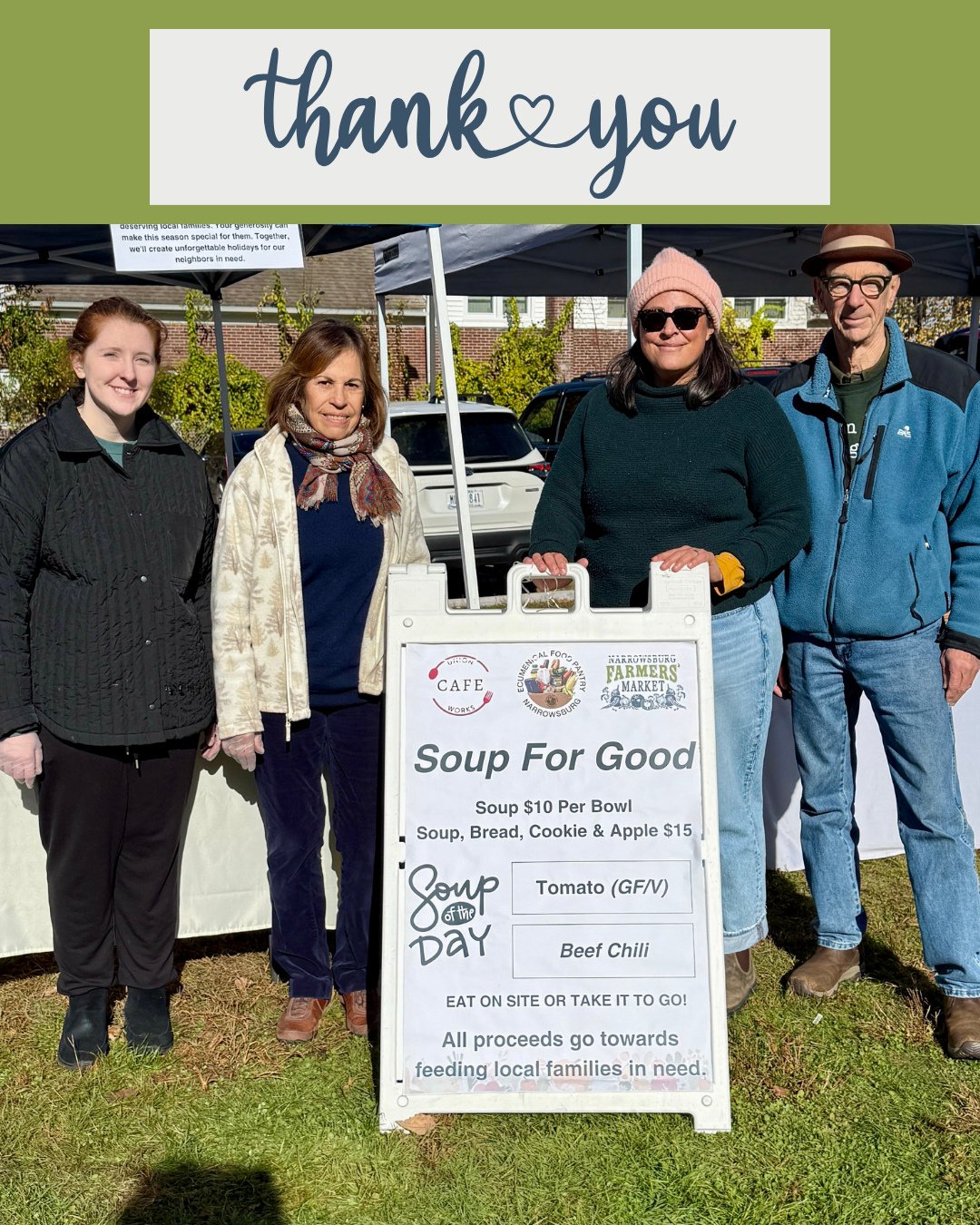 What a beautiful day of community 🥣⁠
⁠
A huge THANK YOU to everyone who helped make this year&rsquo;s Soup for Good possible &mdash; and to everyone who came out, shared a bowl, and supported our neighbors.⁠
⁠
Together, we raised funds for the Narro
