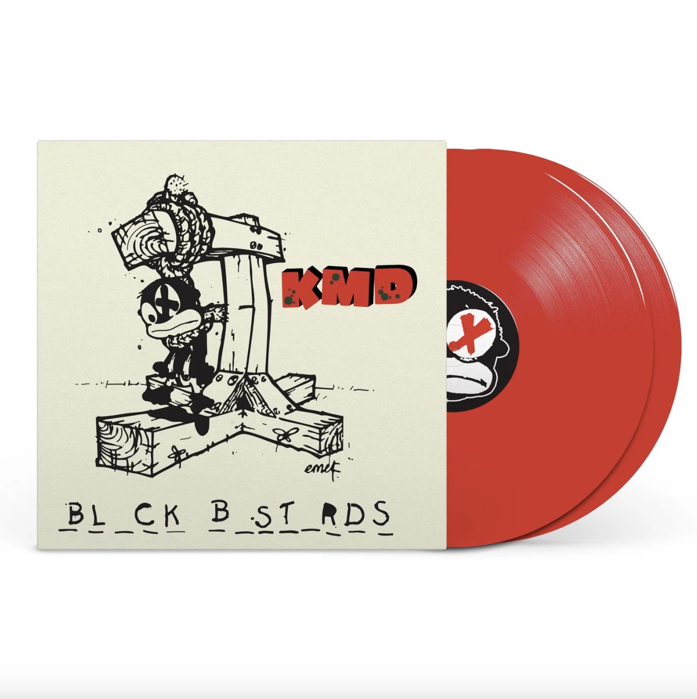KMD - Black Bastards double LP in red