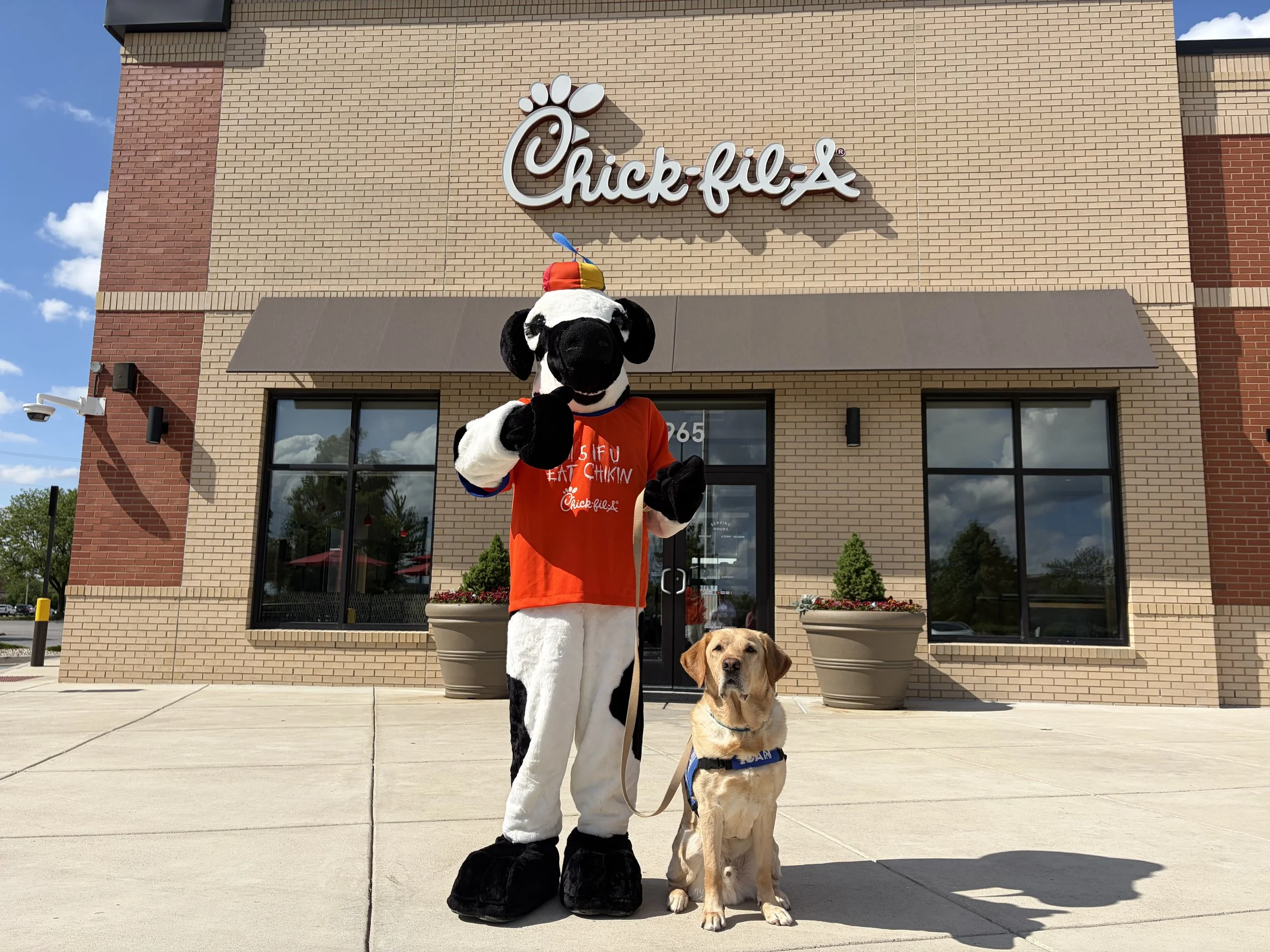 Pups on the Patio at West Carmel Chick-Fil-A