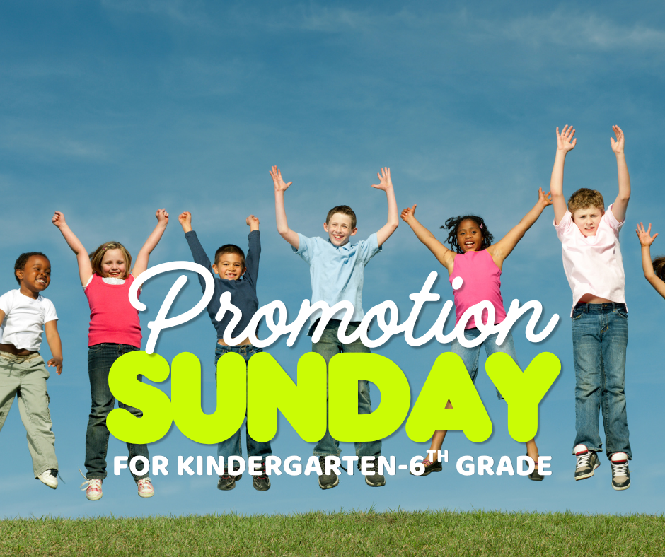 HarvestKids Promotion Sunday