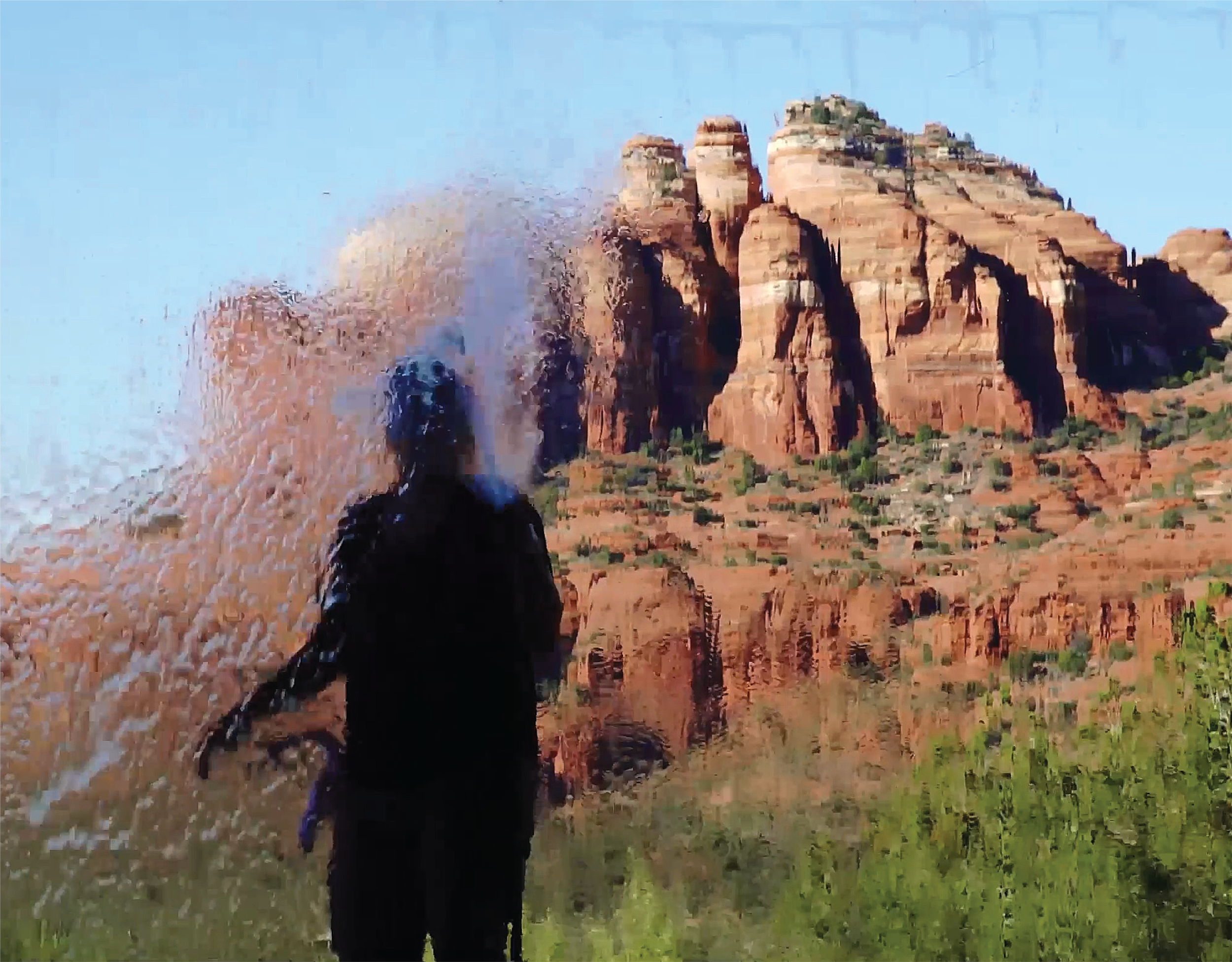 Painting Cathedral Rock, Experimental Film / Video Installation