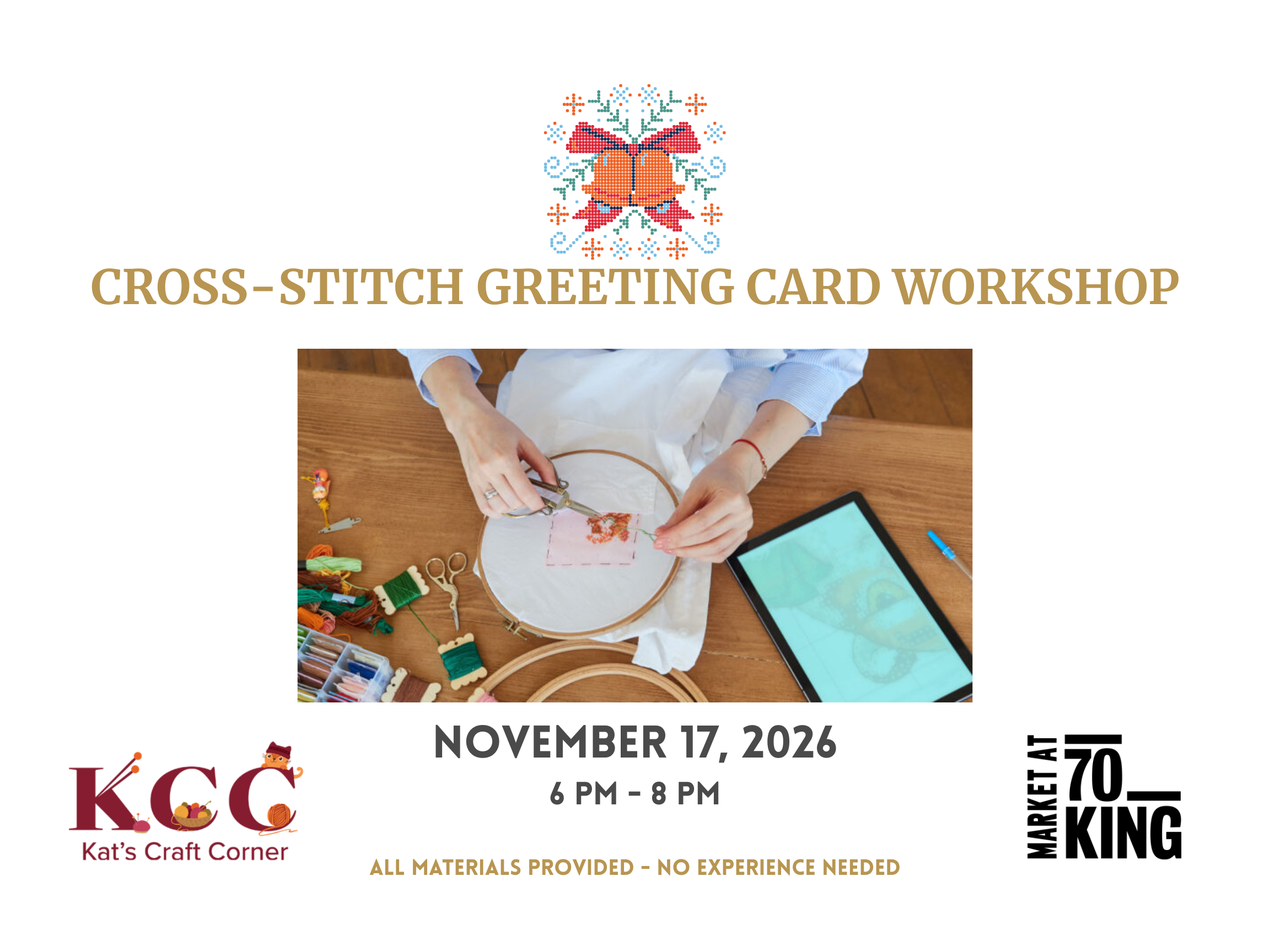 Cross-Stitch Greeting Card Workshop 