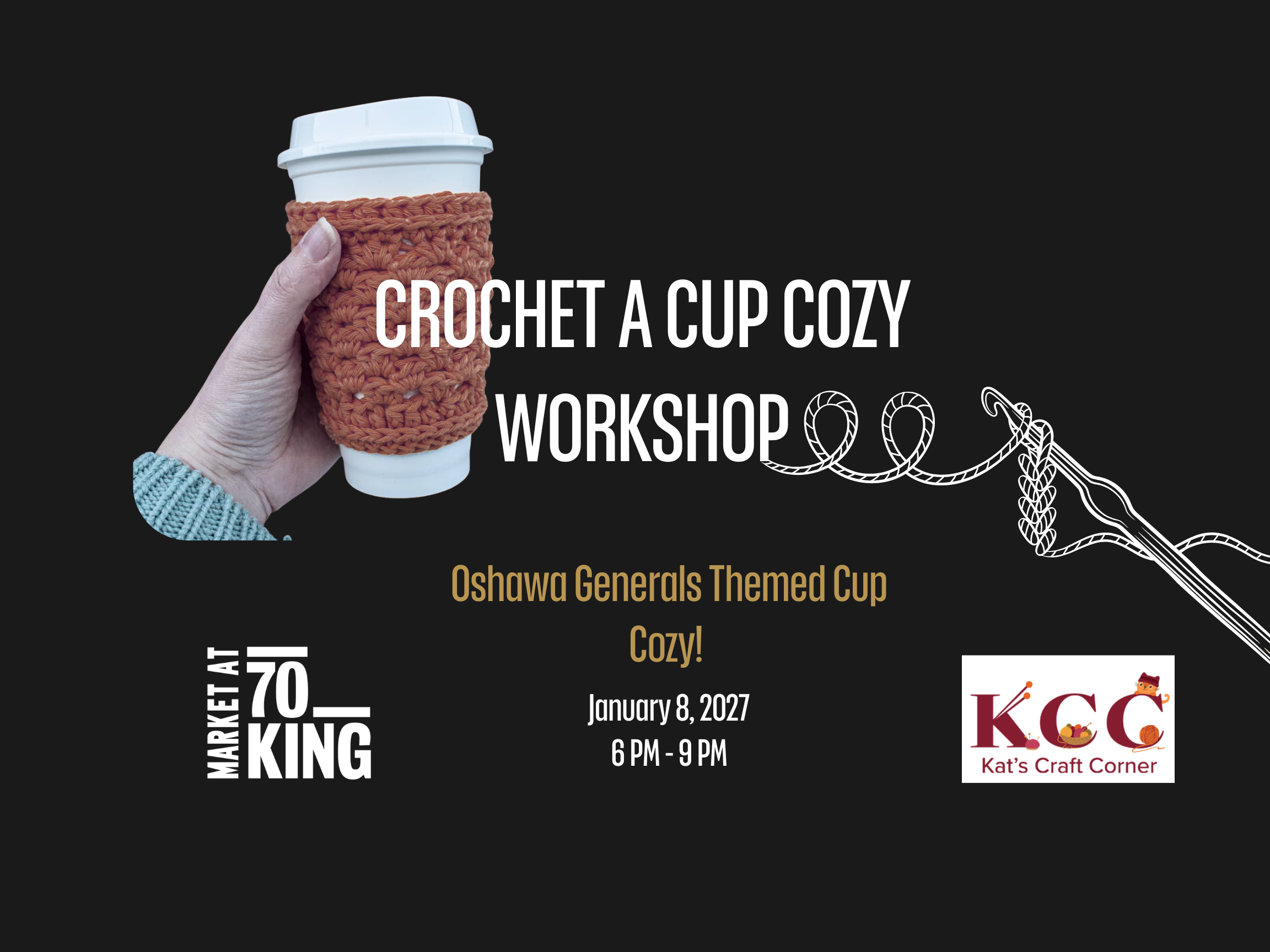 Crochet A Cup Cozy Workshop 