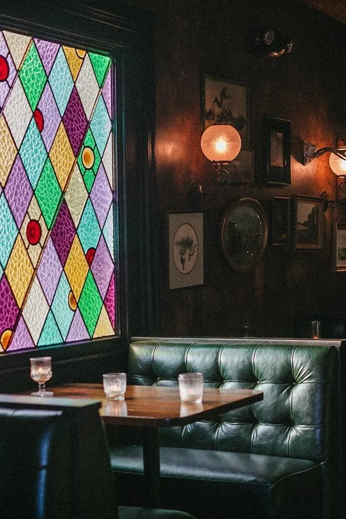 Booths at Old Man Bar