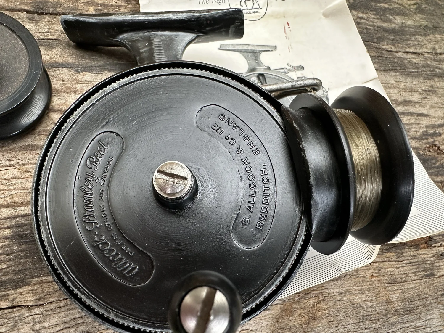 Vintage Allcock Stanley Reel 'Fixed Spool' Threadline fishing