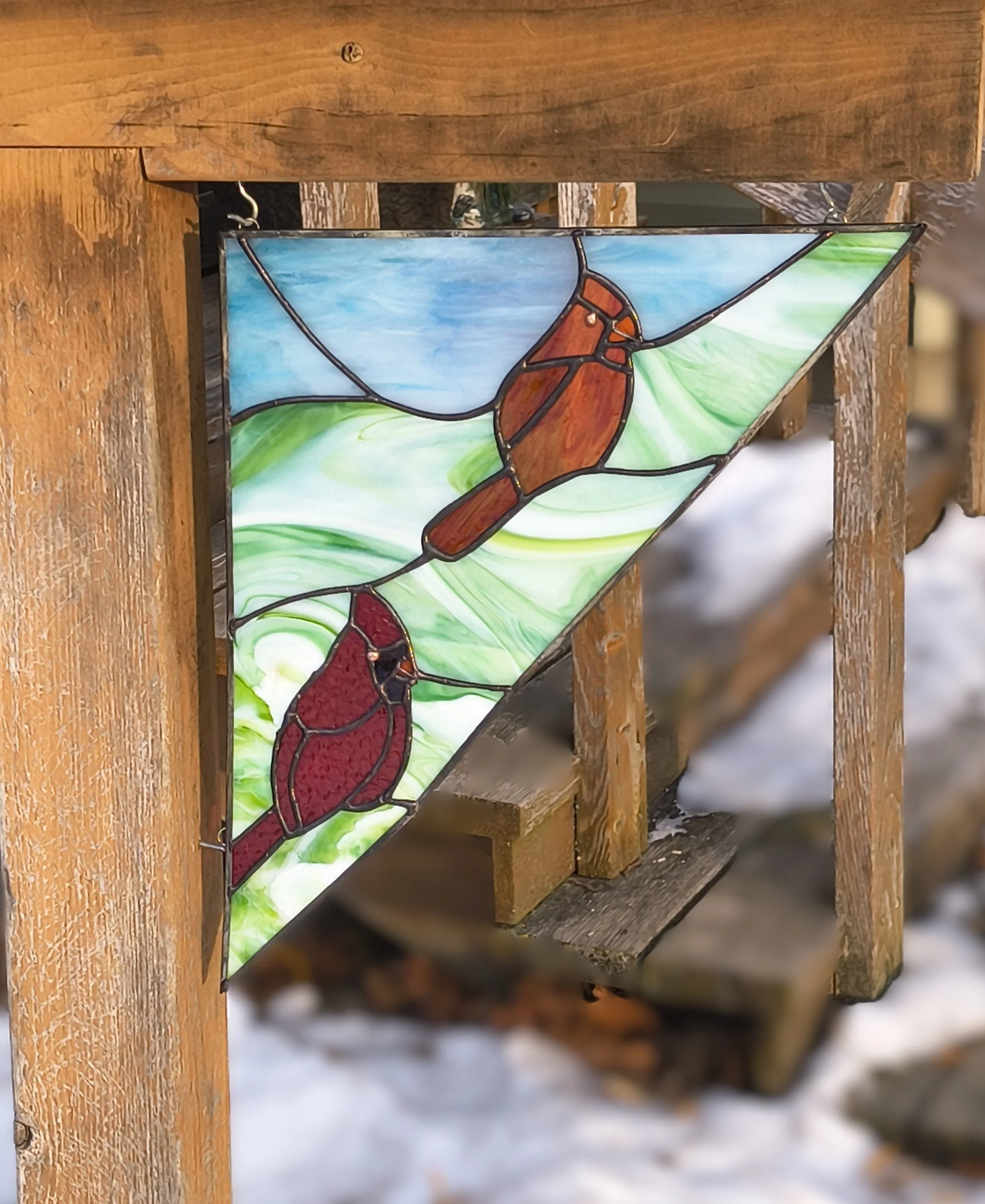 Winter Season Mailbox Corner