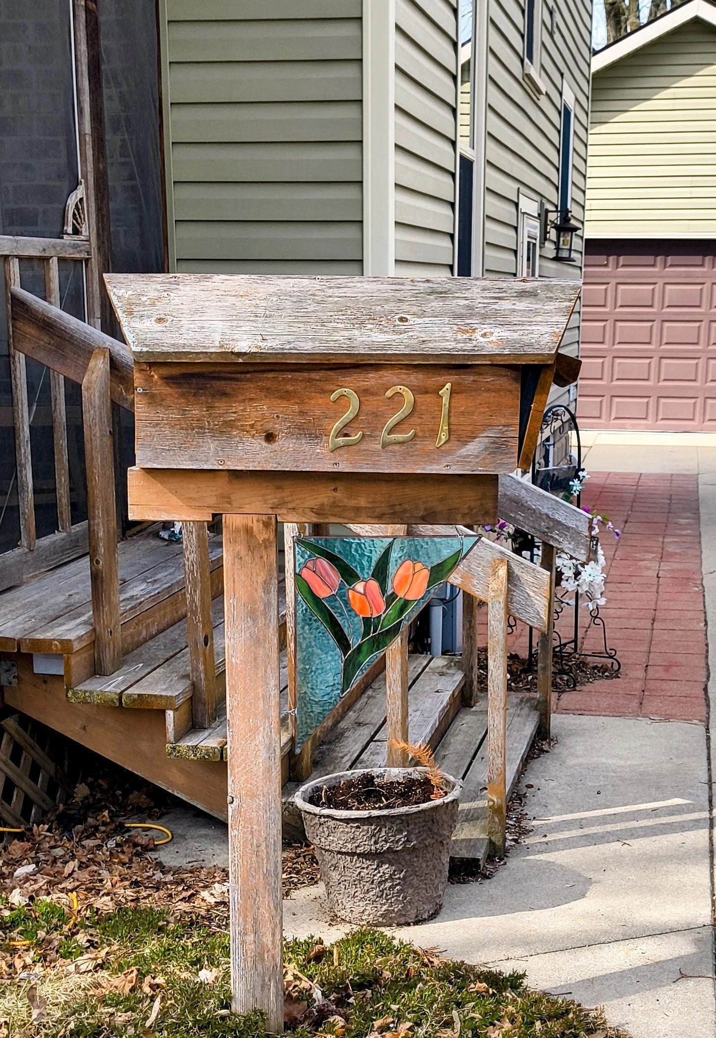 First Tulips in the Neighborhood!