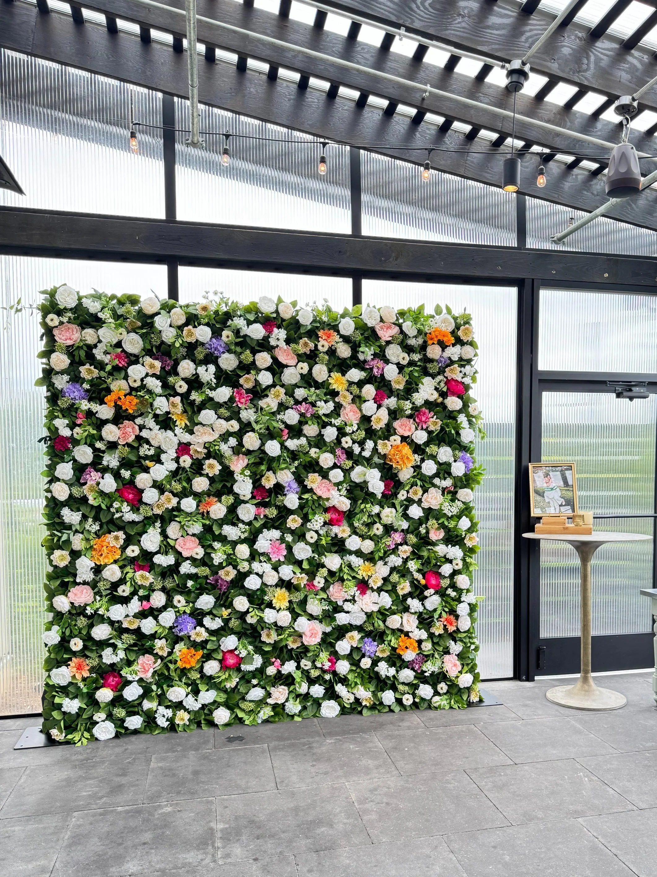 The Colorful Flower Wall