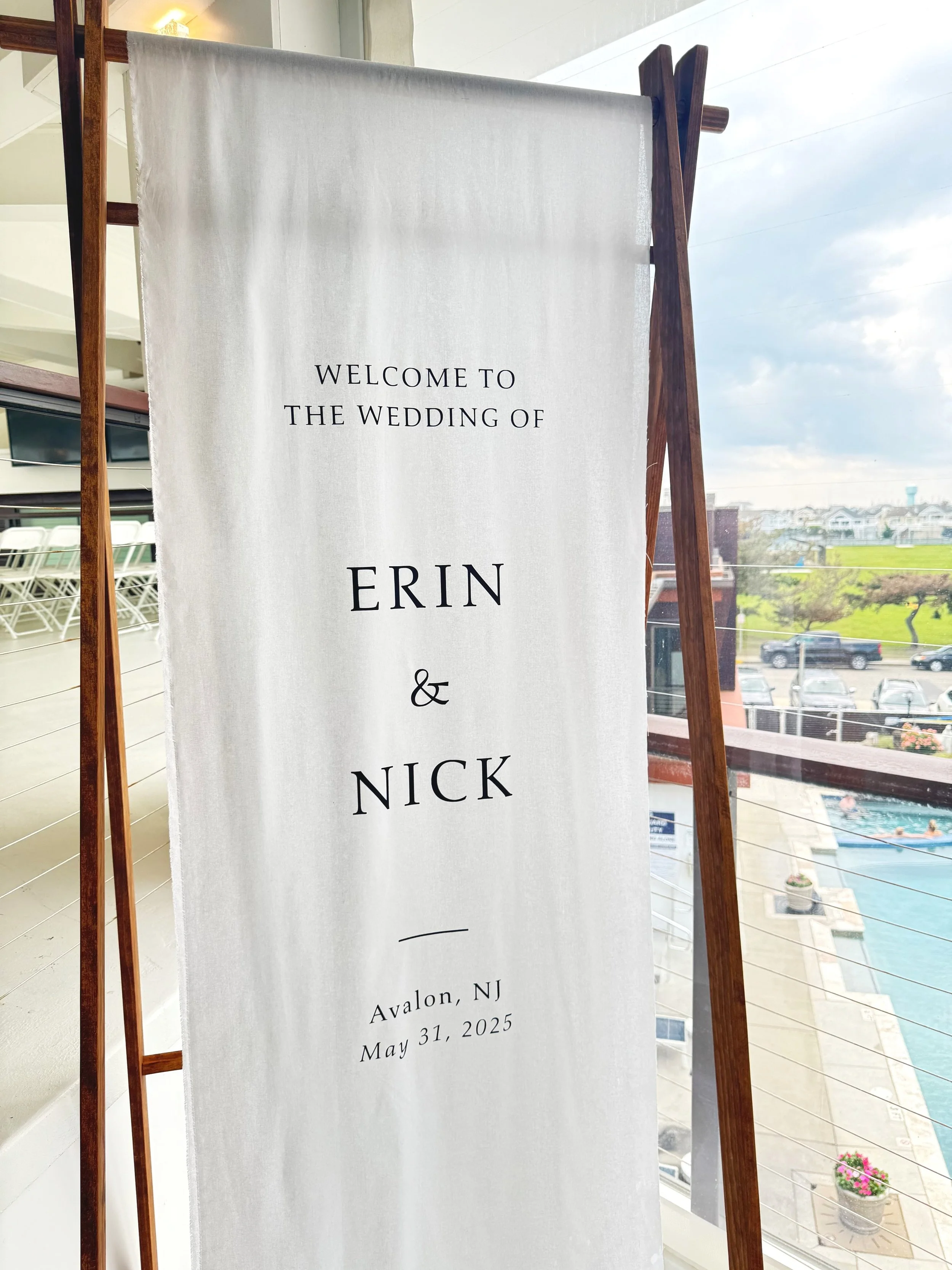 Hanging Fabric Signs