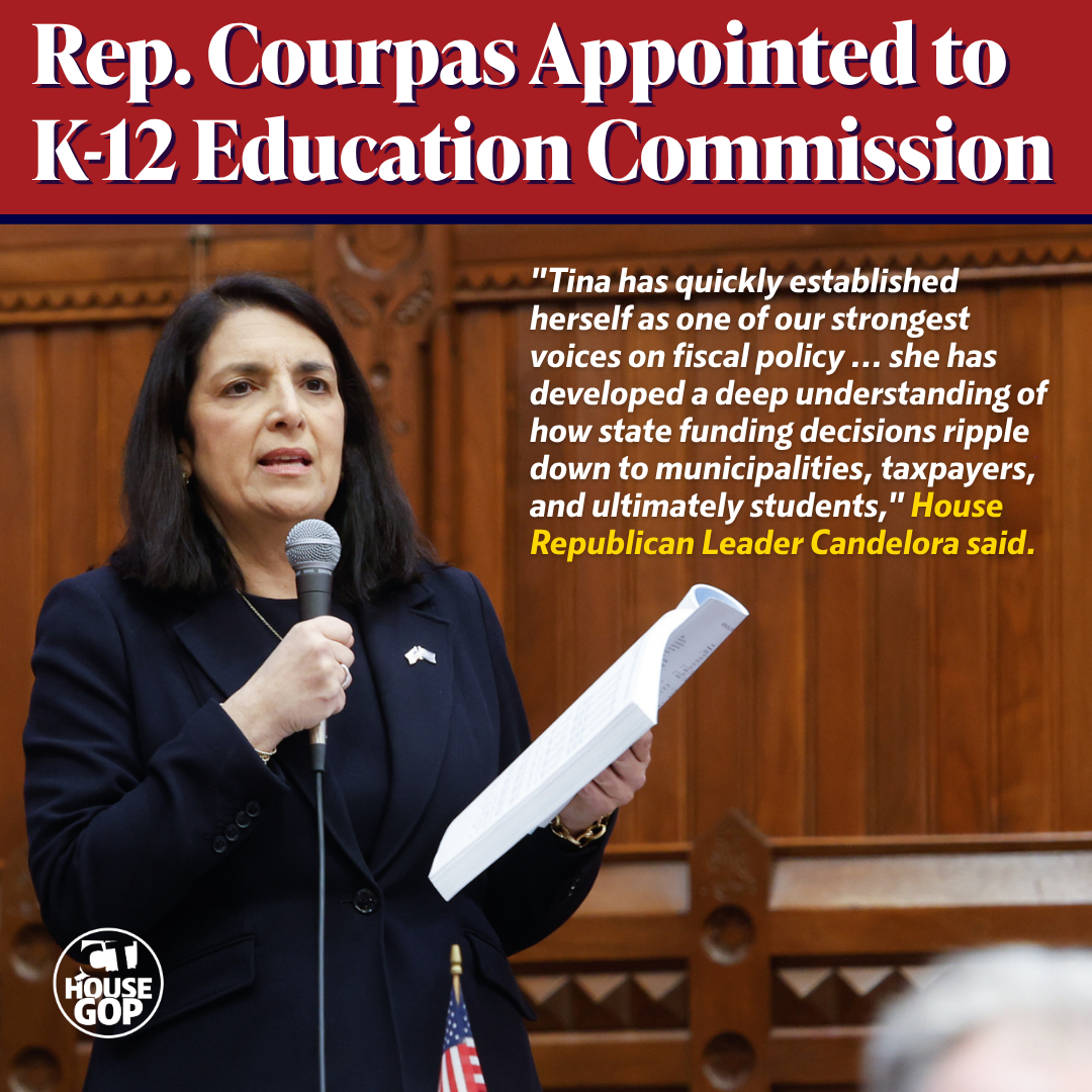 Rep. Courpas Appointed to Governor’s K-12 Education Commission