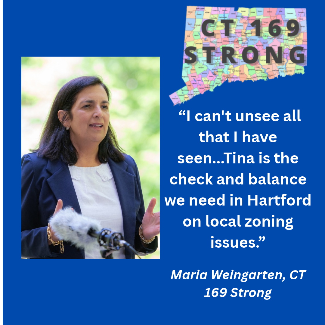 Courpas supports workable housing bills. She is the check we need in Hartford.