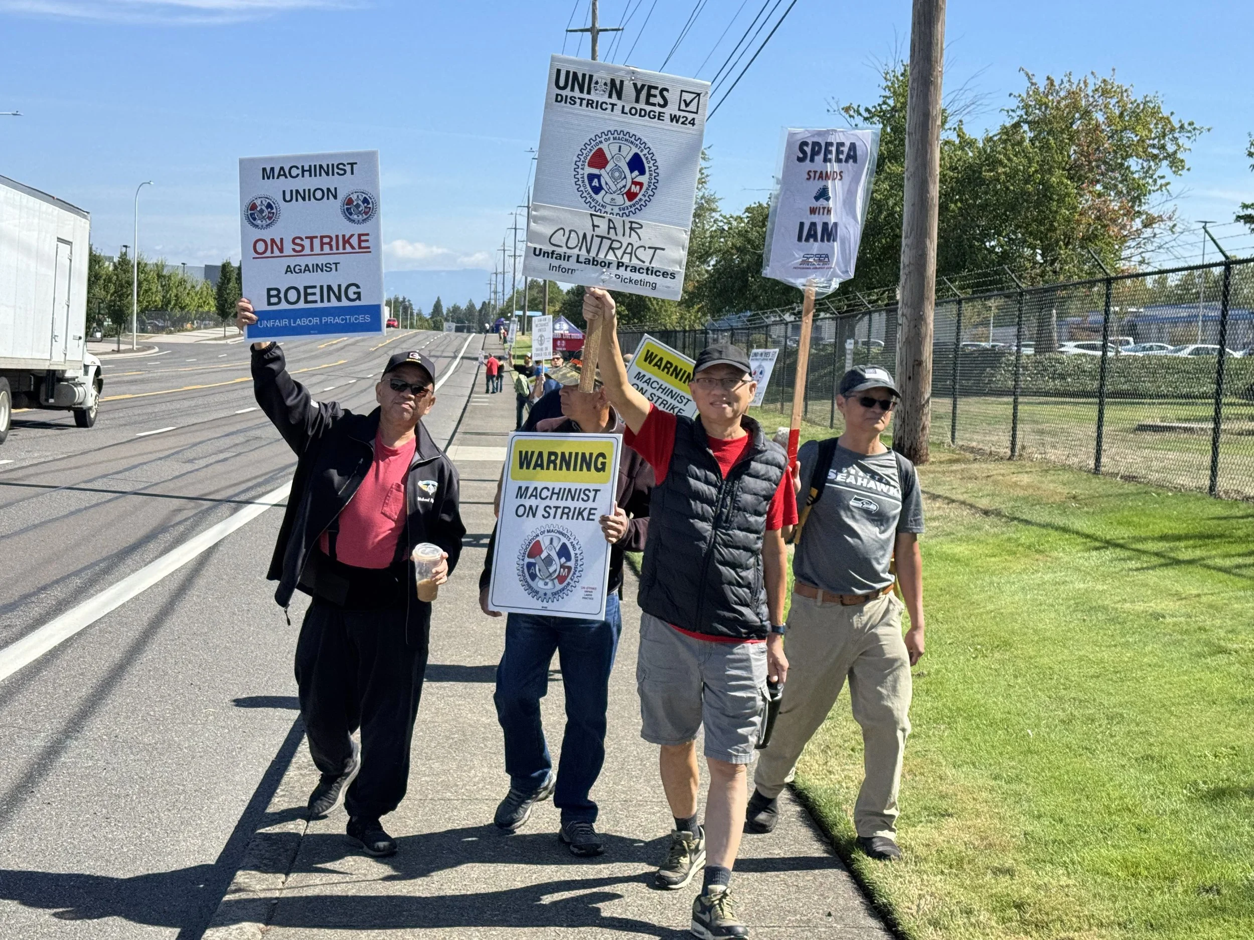 Boeing Machinists On Strike