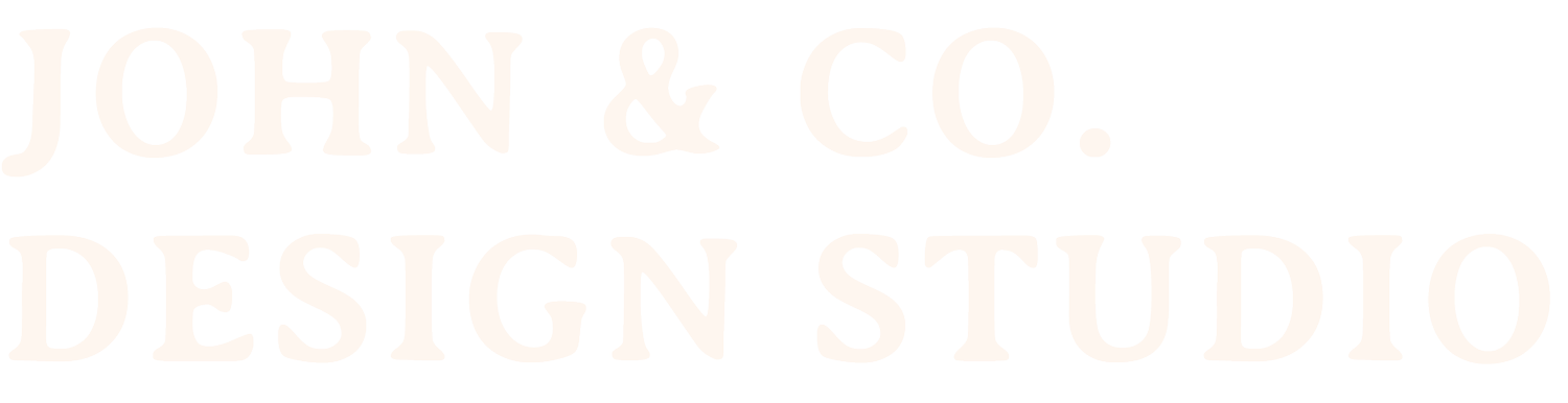 John  &amp; Co. Design Studio