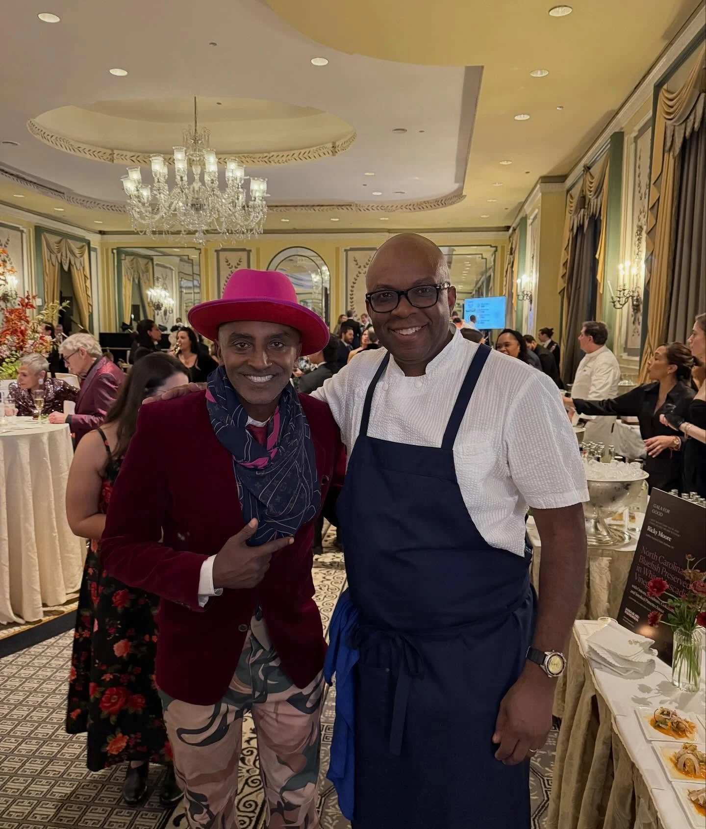 Me and @marcuscooks @thepierreny at JBF Gala For Good 2025 event honoring Chef Marcus for his outstanding contribution to the industry and the culture. @beardfoundation @saltboxseafoodjoint