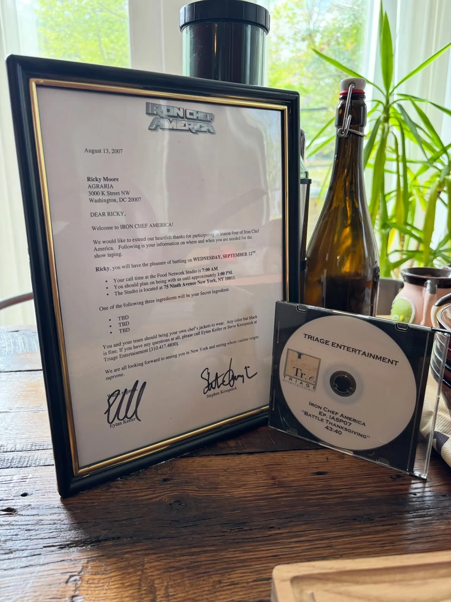 Recovered from the vault aka &ldquo;my foot locker&rdquo;😉

Circa 2007 #ironchefamerica