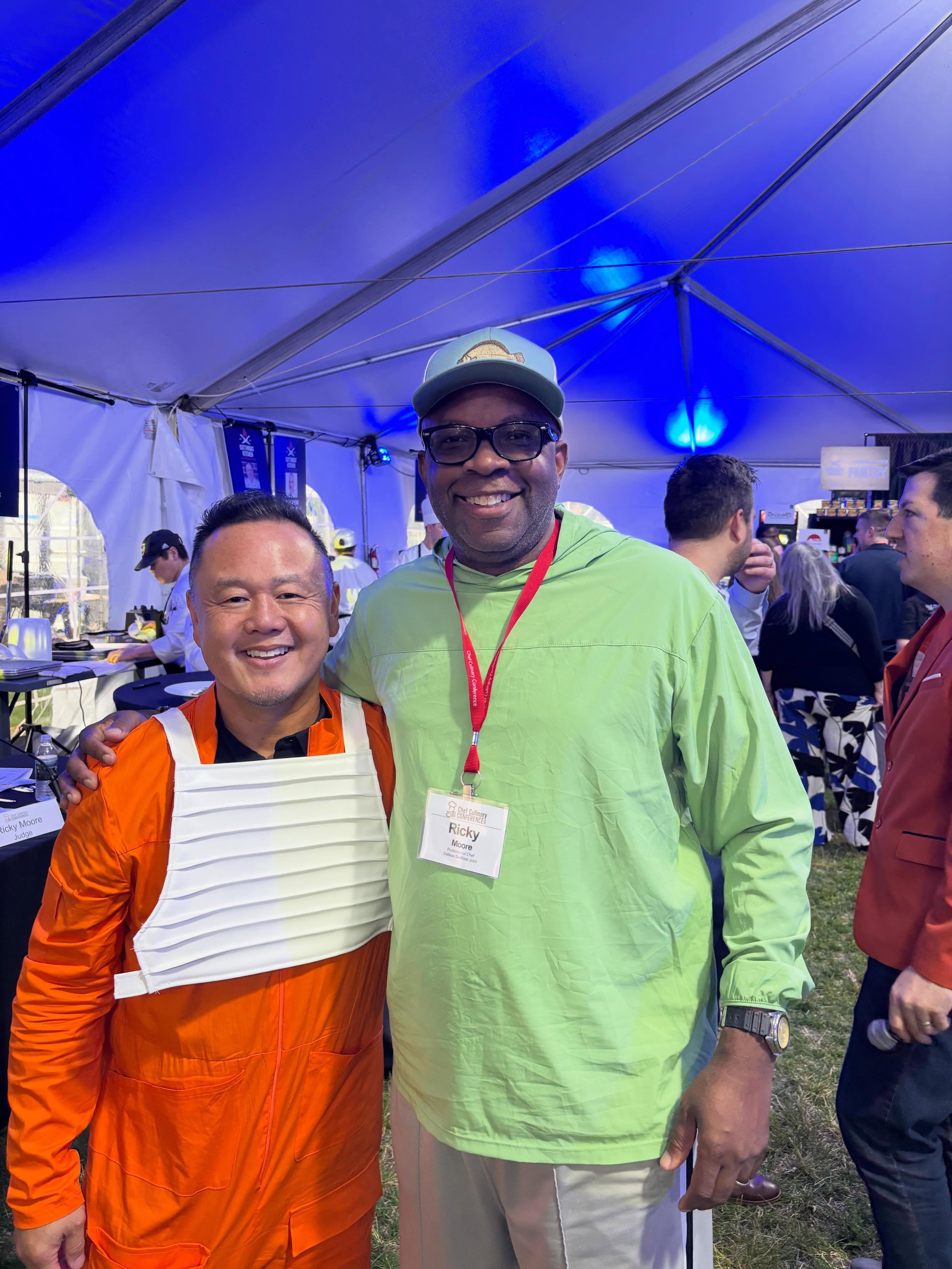 Me and @jettila @umasschefconference @saltboxseafoodjoint 

#cutthroatkitchenumassstyle