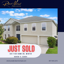 Another Successful Sale in Winter Haven: 364 Fish Hawk Drive SOLD!