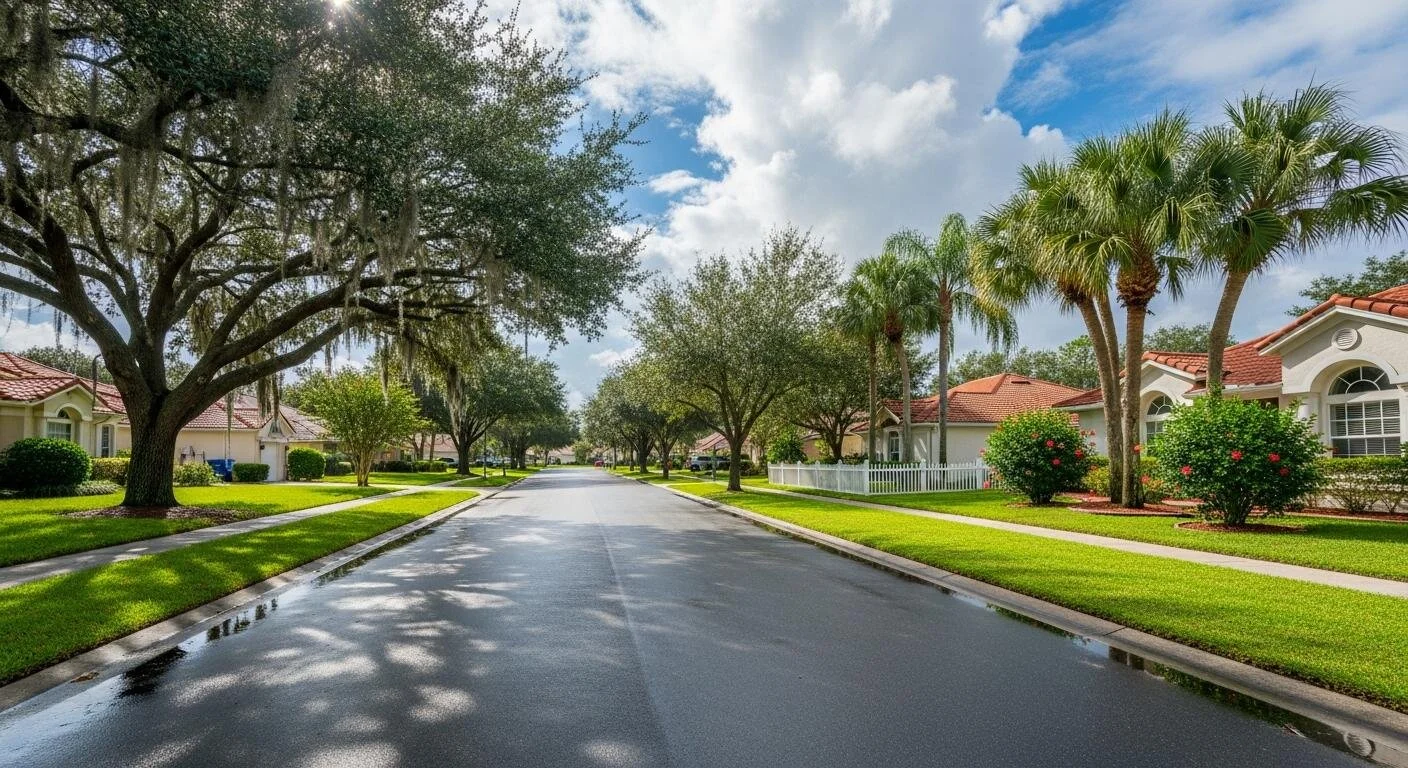 Modern house exterior in Altamonte Springs Florida