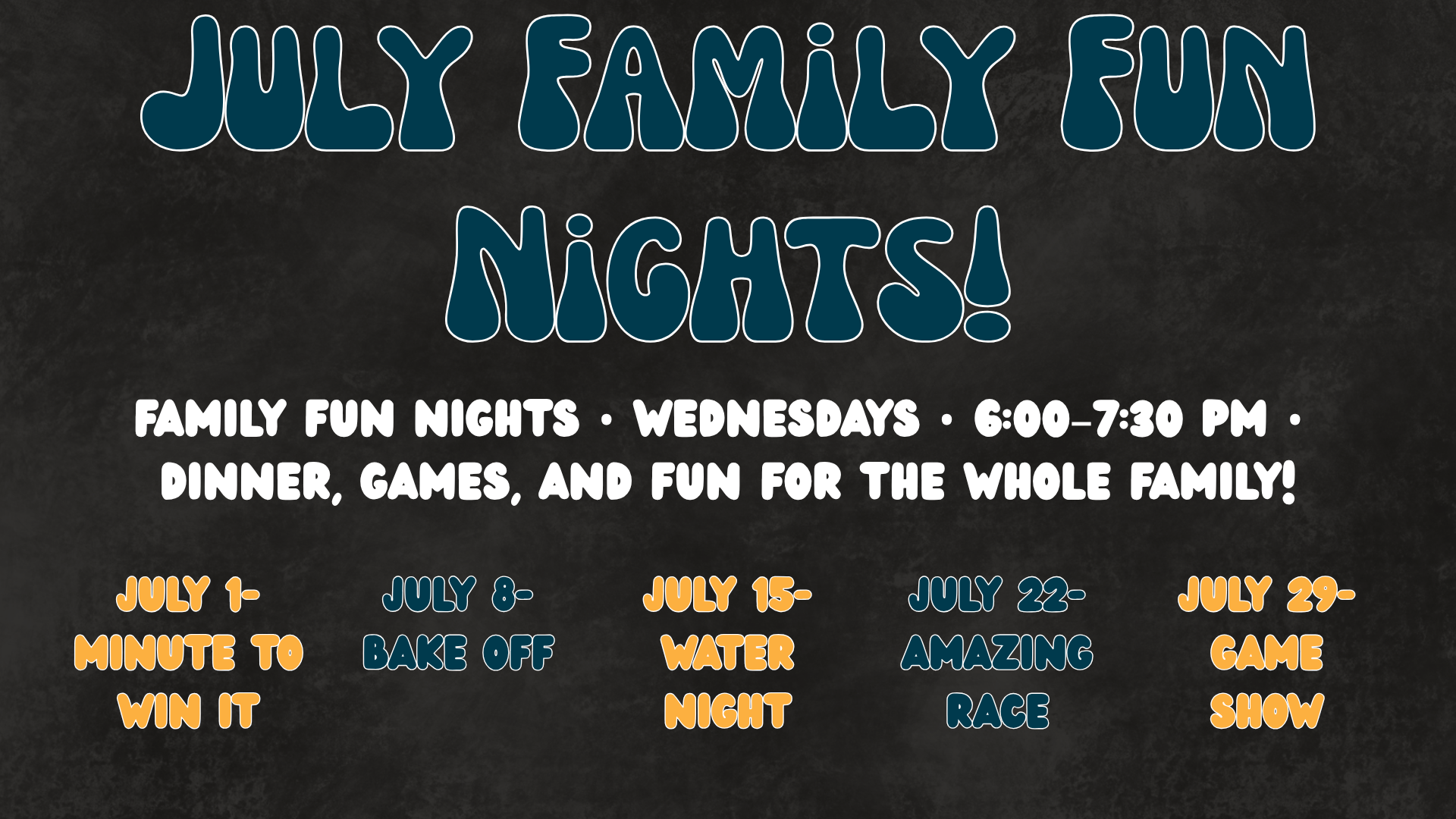 Family Fun Nights