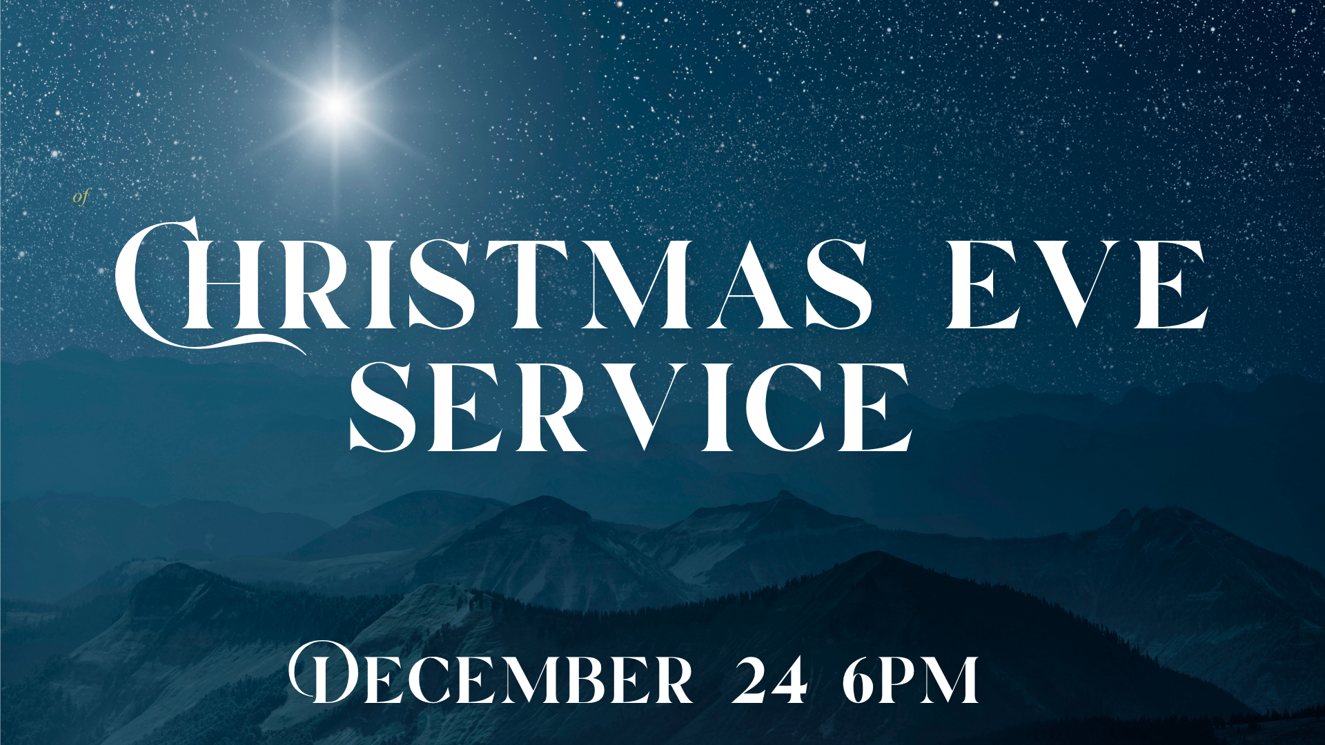 Christmas Eve Service