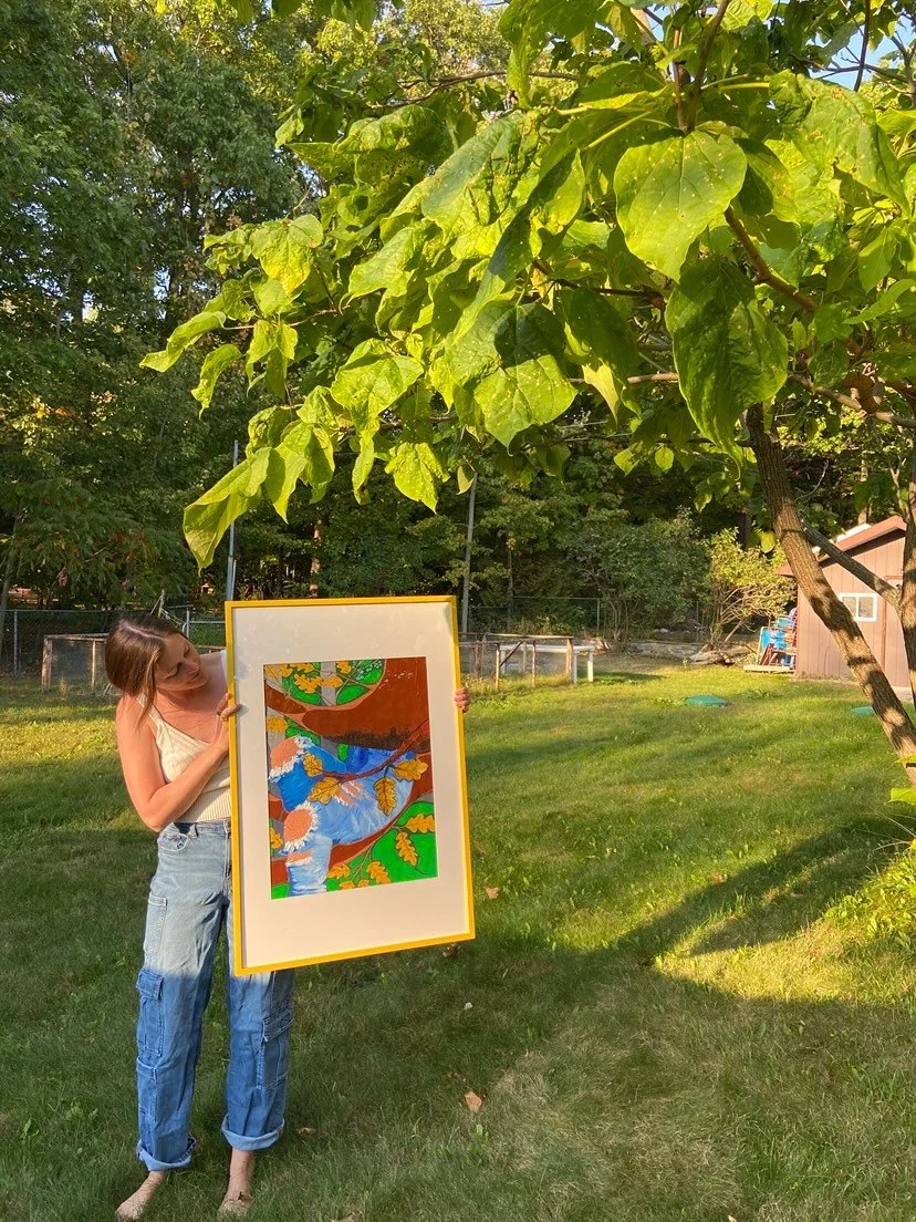 Remember when things were green 🍃😍 

This piece is called &lsquo;Where do I begin&rsquo; inspired by the feeling of loosing track of where nature ends and we begin. 

Shop this piece and it&rsquo;s prints, now at discounted prices in the Spring Sal