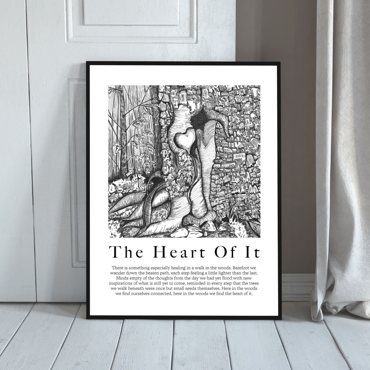 The Heart Of It - 16x20" Reproduction Print - From Poetic Series