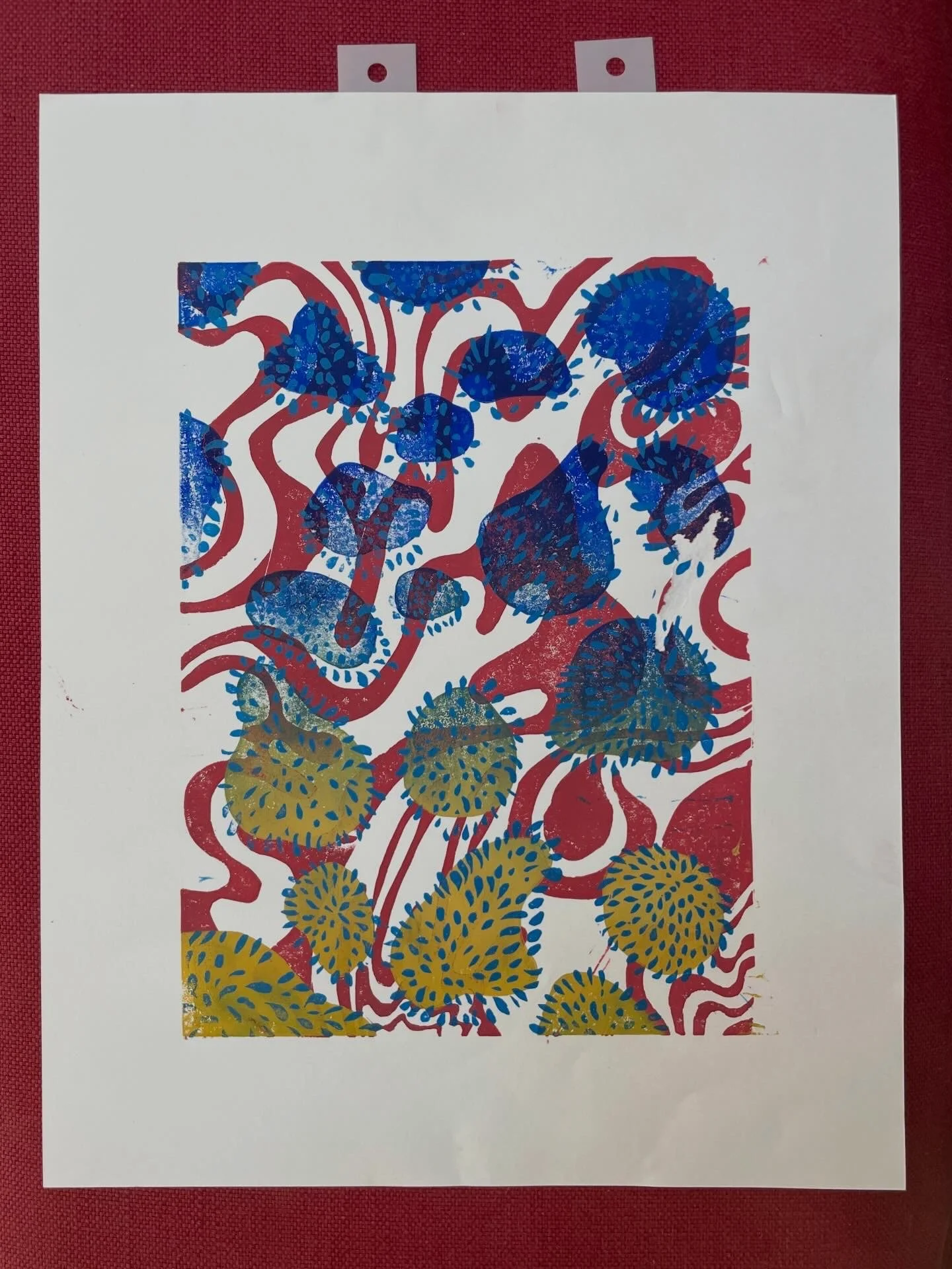 Color Experiment - Water-based ink (3 layers), 2026