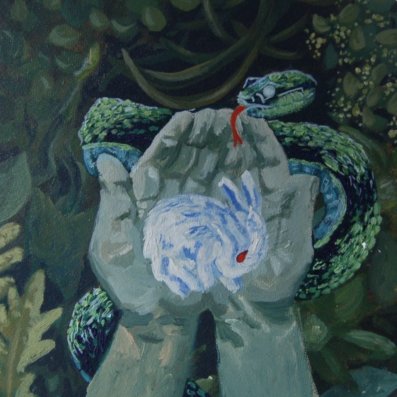 Sacrifice/Sanctuary - Acrylic on Canvas, 2025