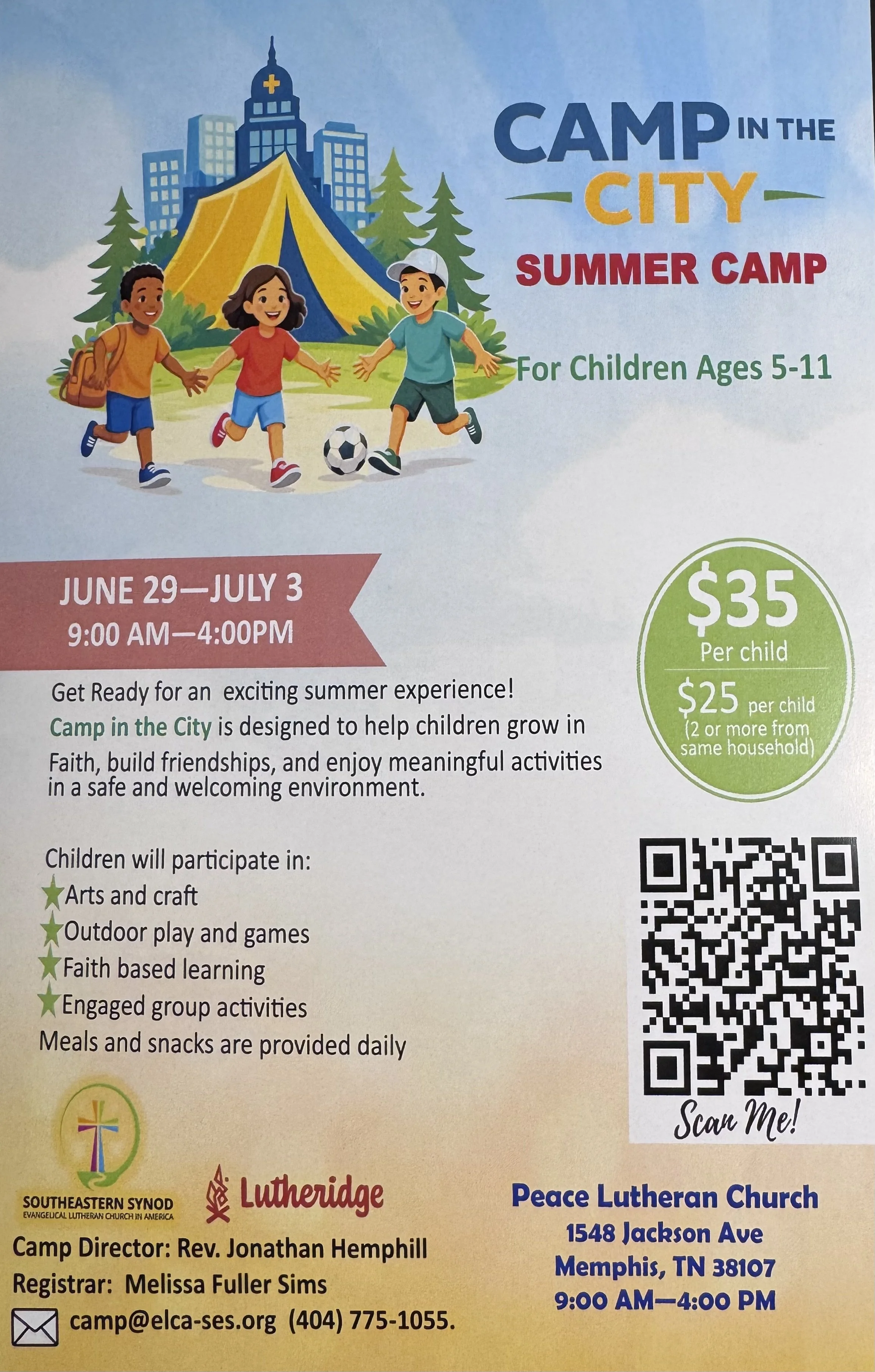 Camp in the City
