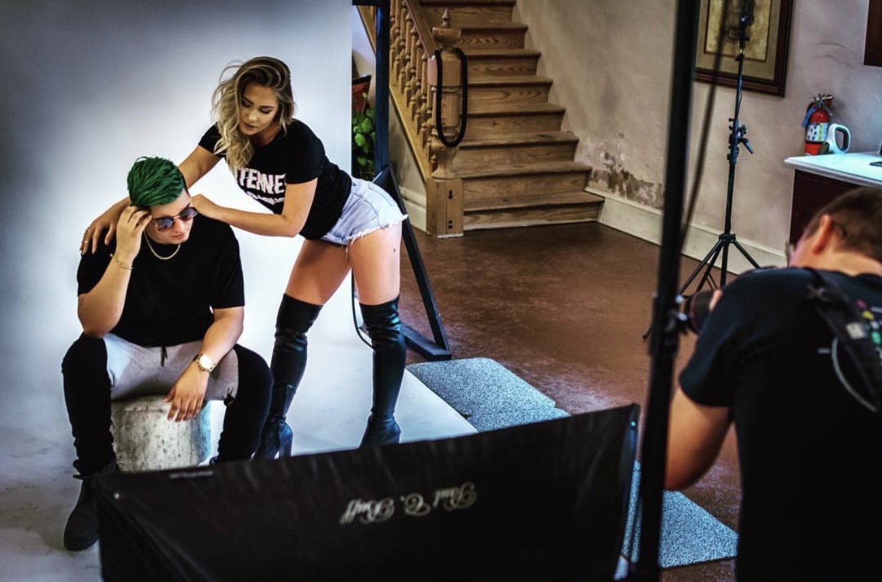 INTERNET FAMOUS MERCHANDISE PHOTO SHOOT