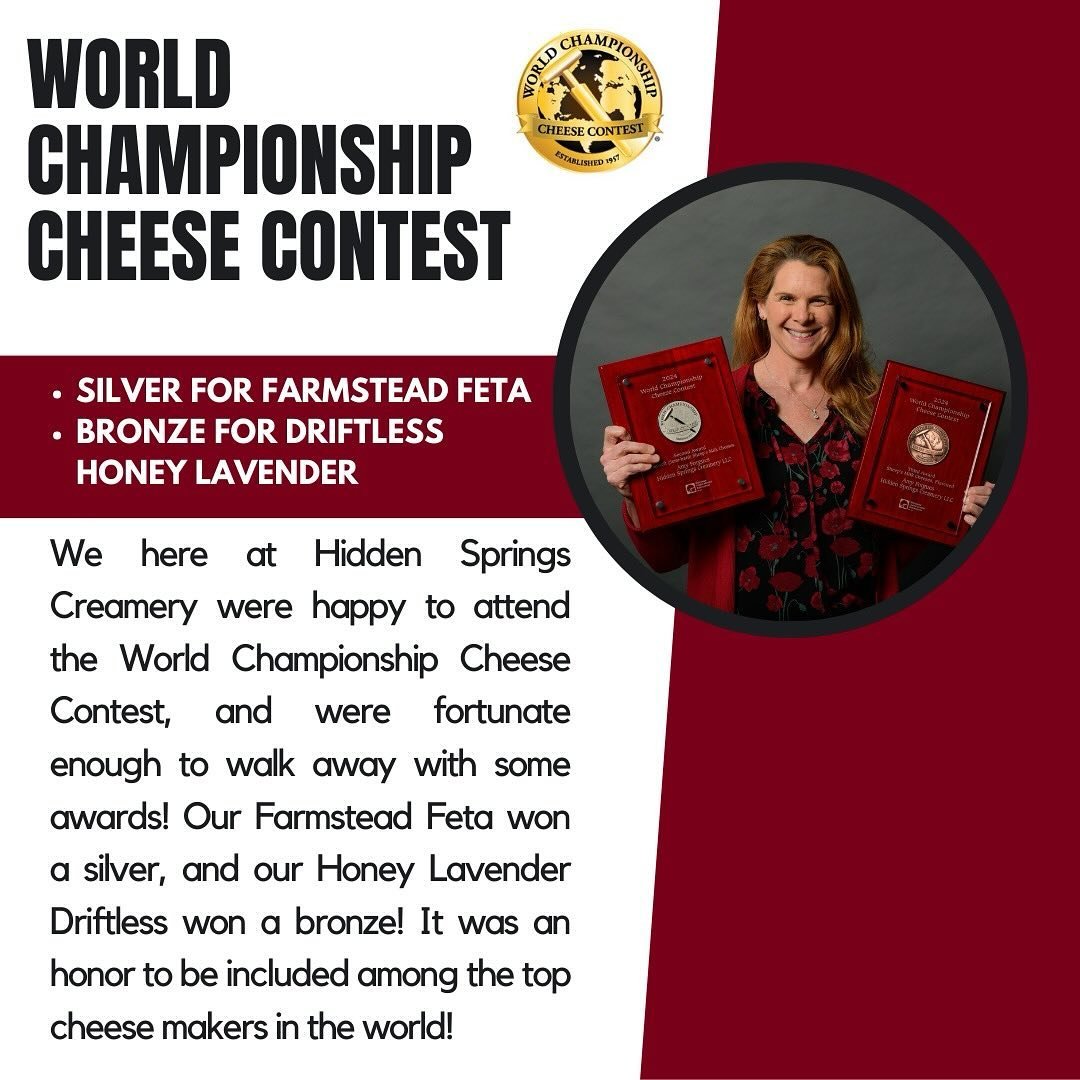 World Cheese Championship 2024🧀🥈🥉
