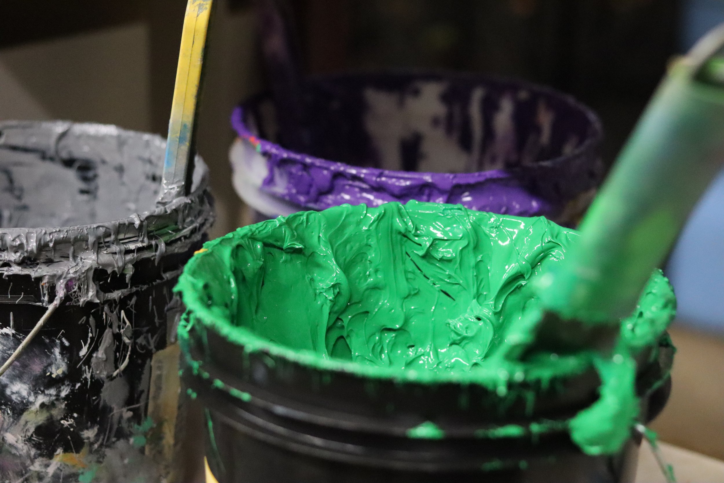colored ink used in screen printing