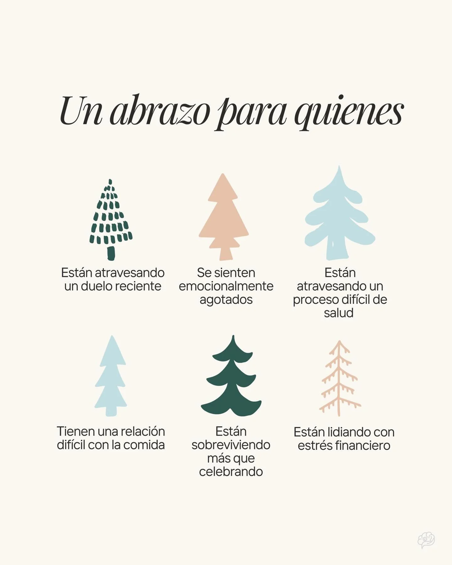 Las luces brillan, las agendas se llenan y aun as&iacute;, la soledad puede sentirse m&aacute;s intensa en esta temporada.

No todo el mundo est&aacute; celebrando como se ve en las redes.

Si est&aacute;s luchando en silencio, este abrazo tambi&eacu
