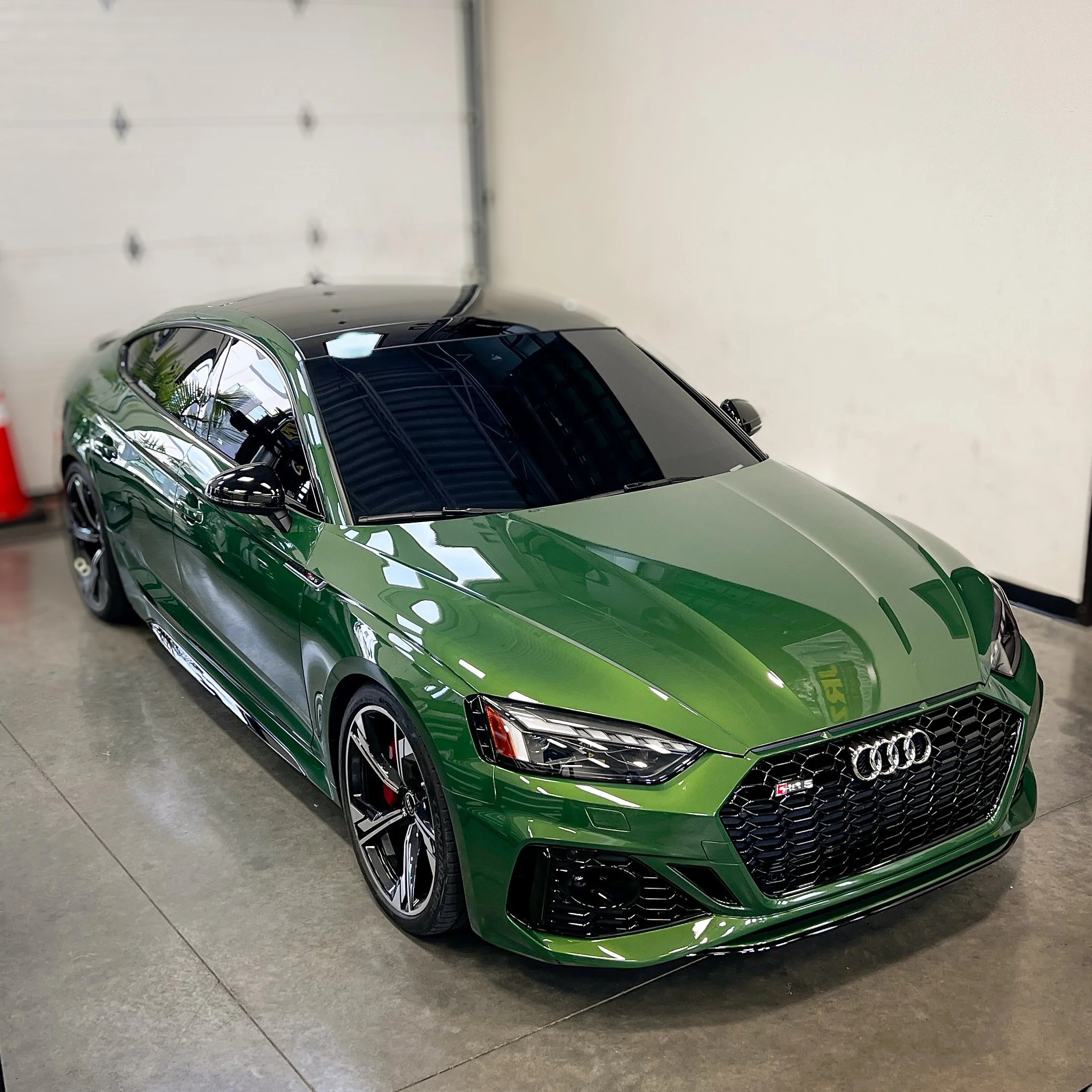 Results of a 2 Stage Paint Correction and Ceramic Coating on a Audi. Mobile detail, chicago
