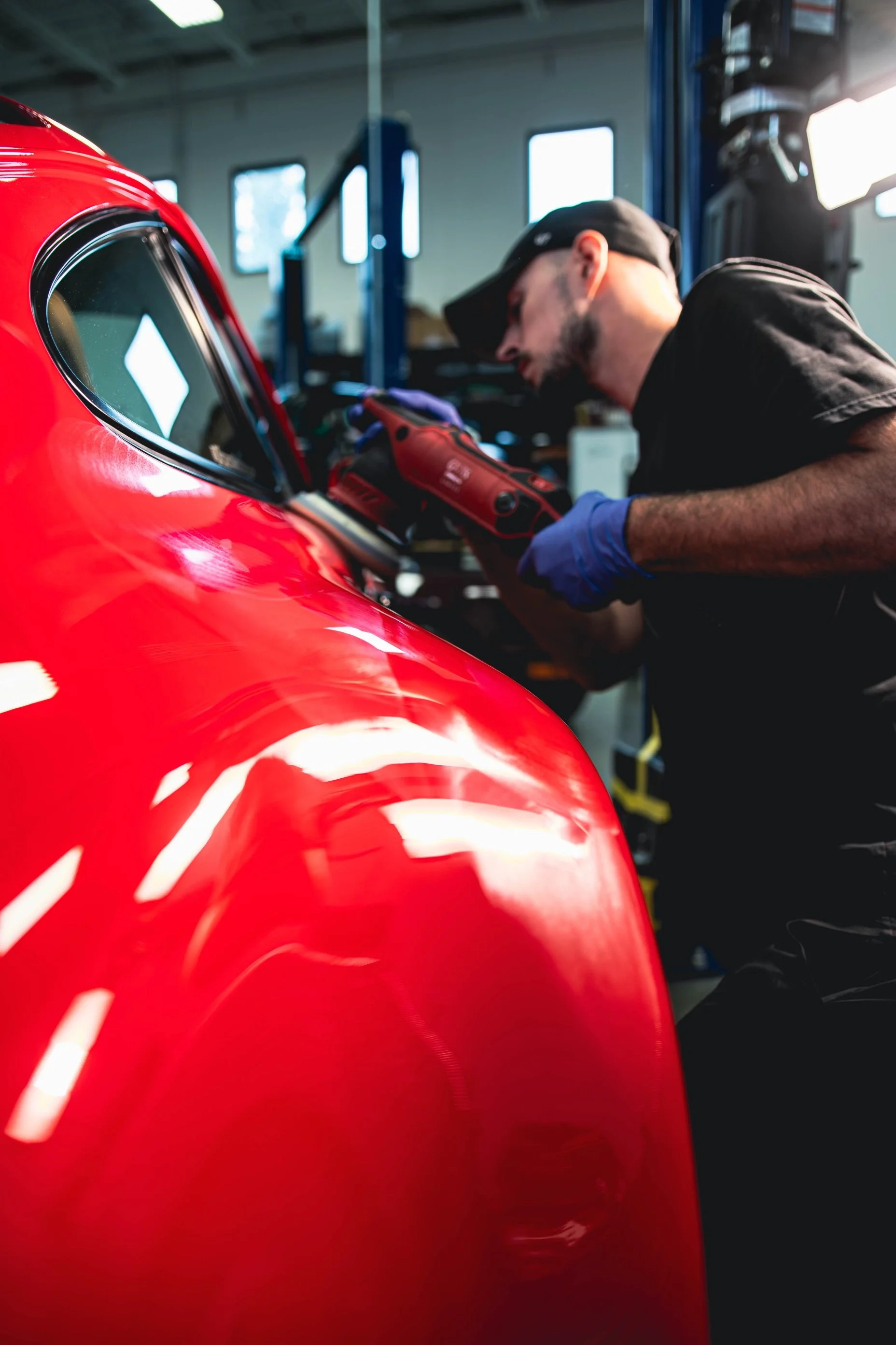 buff, polishing, 1 step paint correction