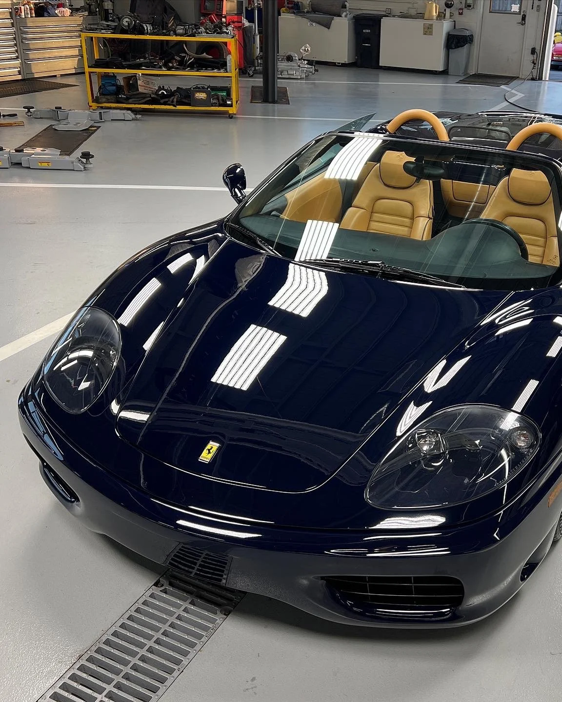 Paint Correction Results on a Ferrari 360