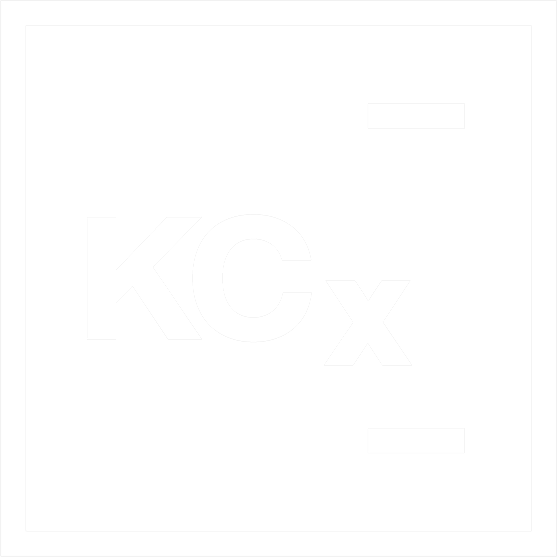 Outline of the chemical symbols 'K', 'C', and 'X' inside a square.