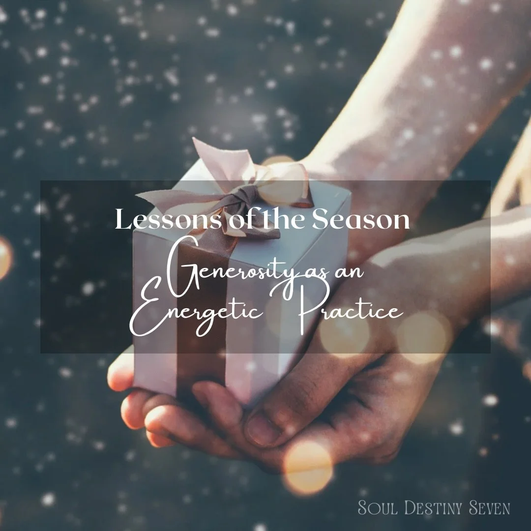 The holiday season reminds us that generosity is not just about what we give &mdash; it&rsquo;s about how we show up. 🎁 

True generosity lives in presence, compassion, patience, and care. It&rsquo;s the offering of warmth, listening, kindness, and 