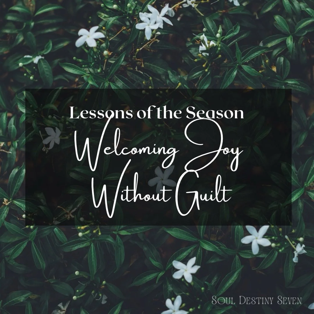 Welcoming joy without guilt is its own form of growth. 🌸 

Just as a garden naturally reaches toward sunlight, we are meant to embrace moments that nourish us, soften us, and help us bloom. Joy is not something to earn &mdash; it&rsquo;s something t