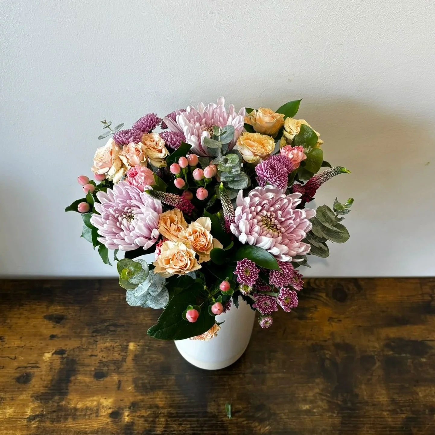 rose et pèche / pink and peach