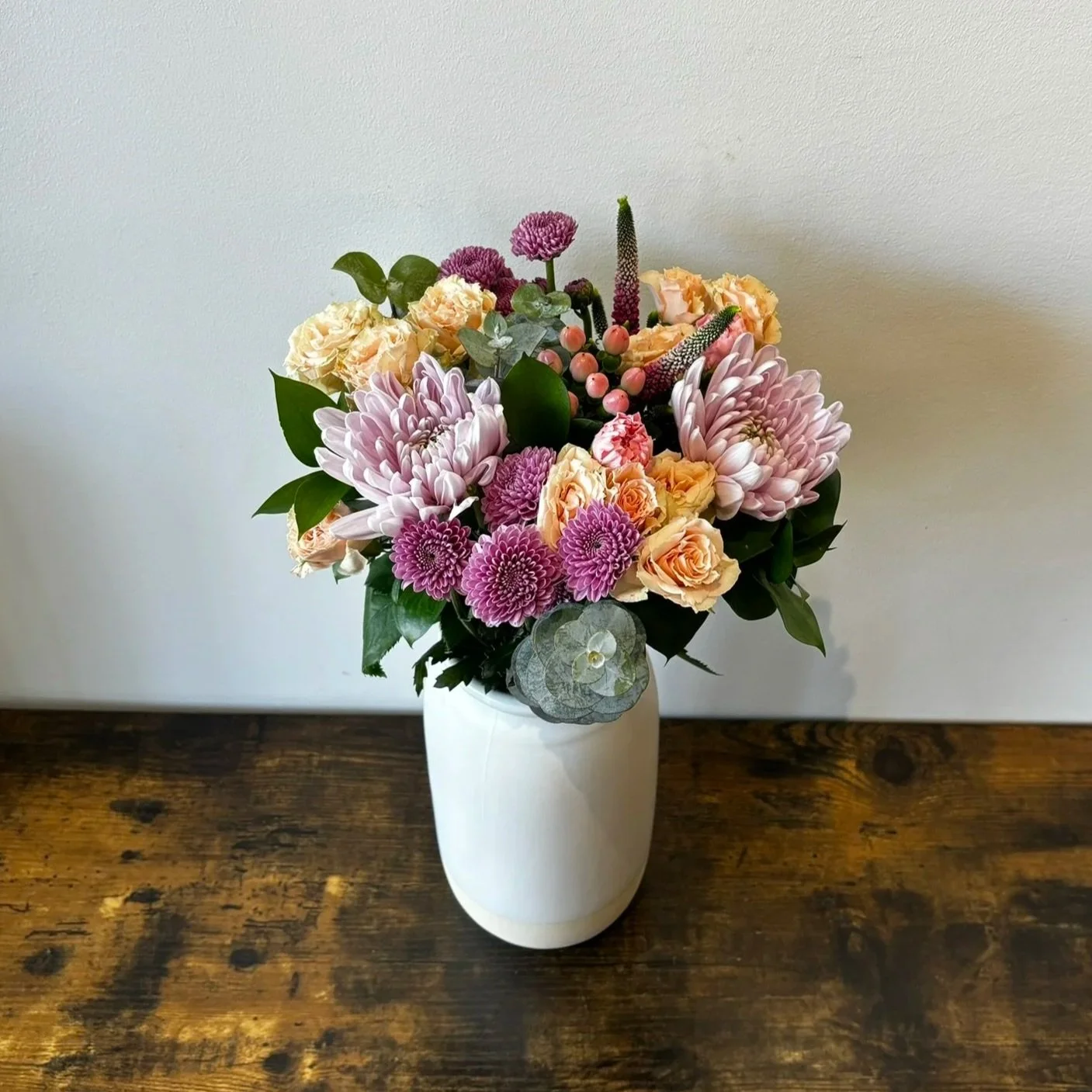 rose et pèche / pink and peach