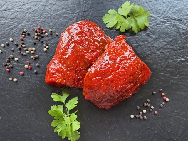 Bio Rinder-Hüftsteak mariniert