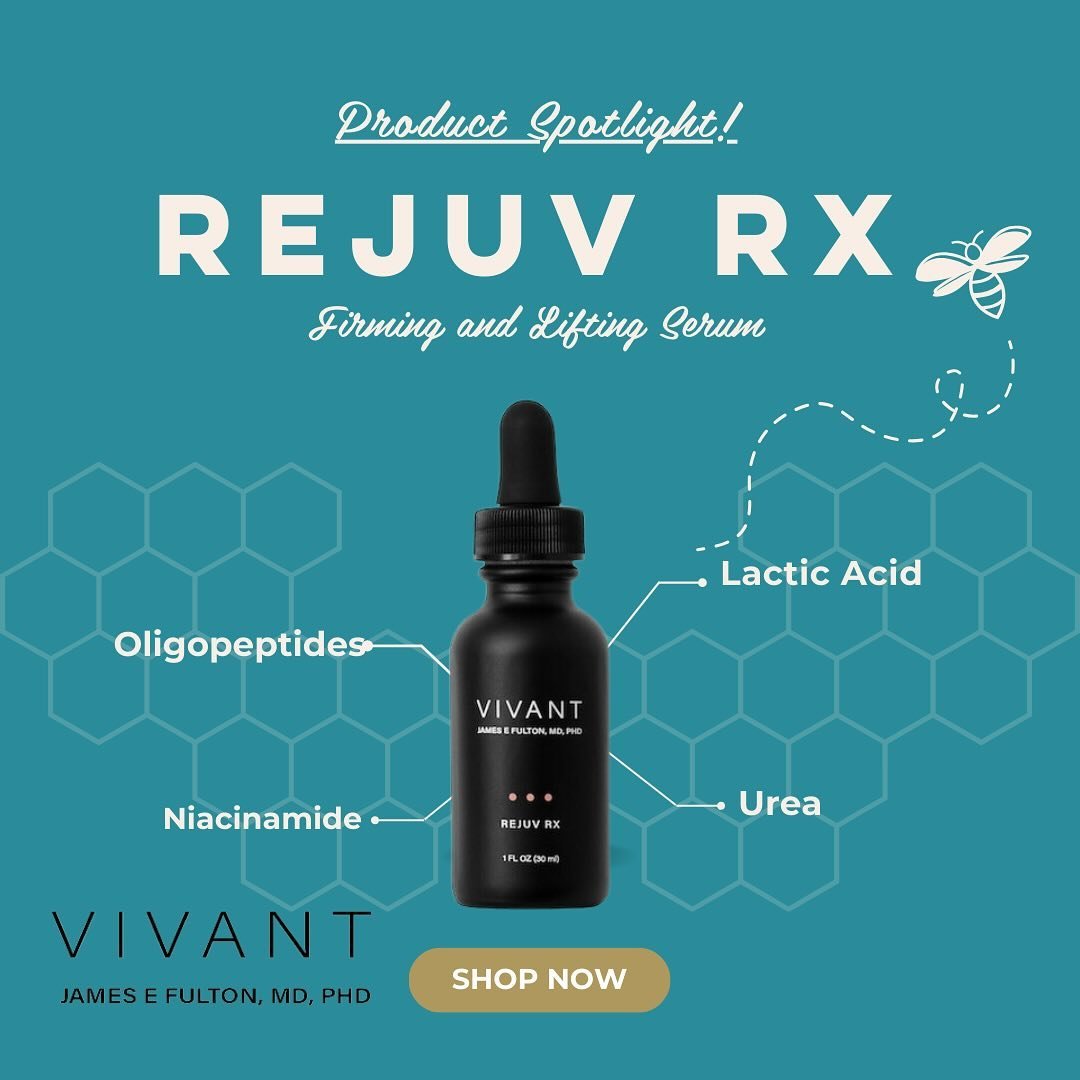 ✨ Award-Winning Serum ✨ Elevate your skincare routine with the @vivantskincare Rejuv RX serum! 🏆 

Packed with ingredients like niacinamide for a radiant glow, oligopeptides for firmness, lactic acid for gentle exfoliation, and urea for deep hydrati