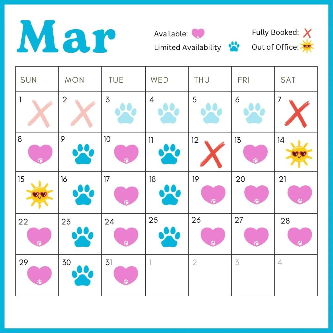 Currently booking through May 🌷