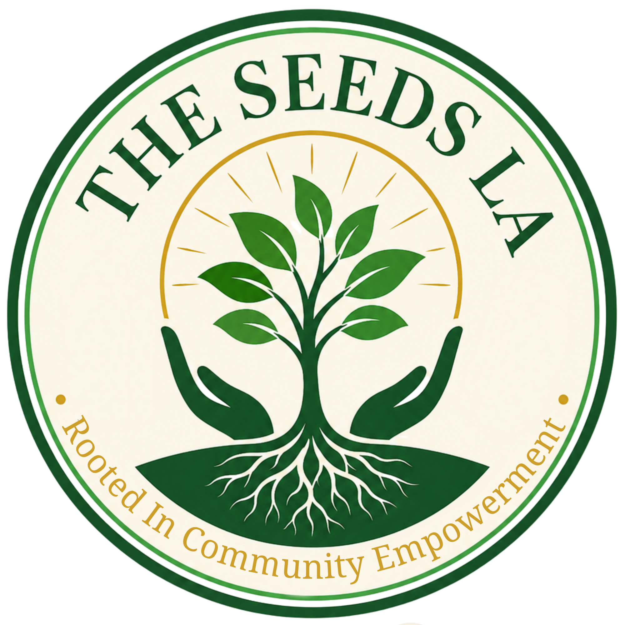 The Seeds LA logo, a peer support grass roots program based out of Los Angeles.