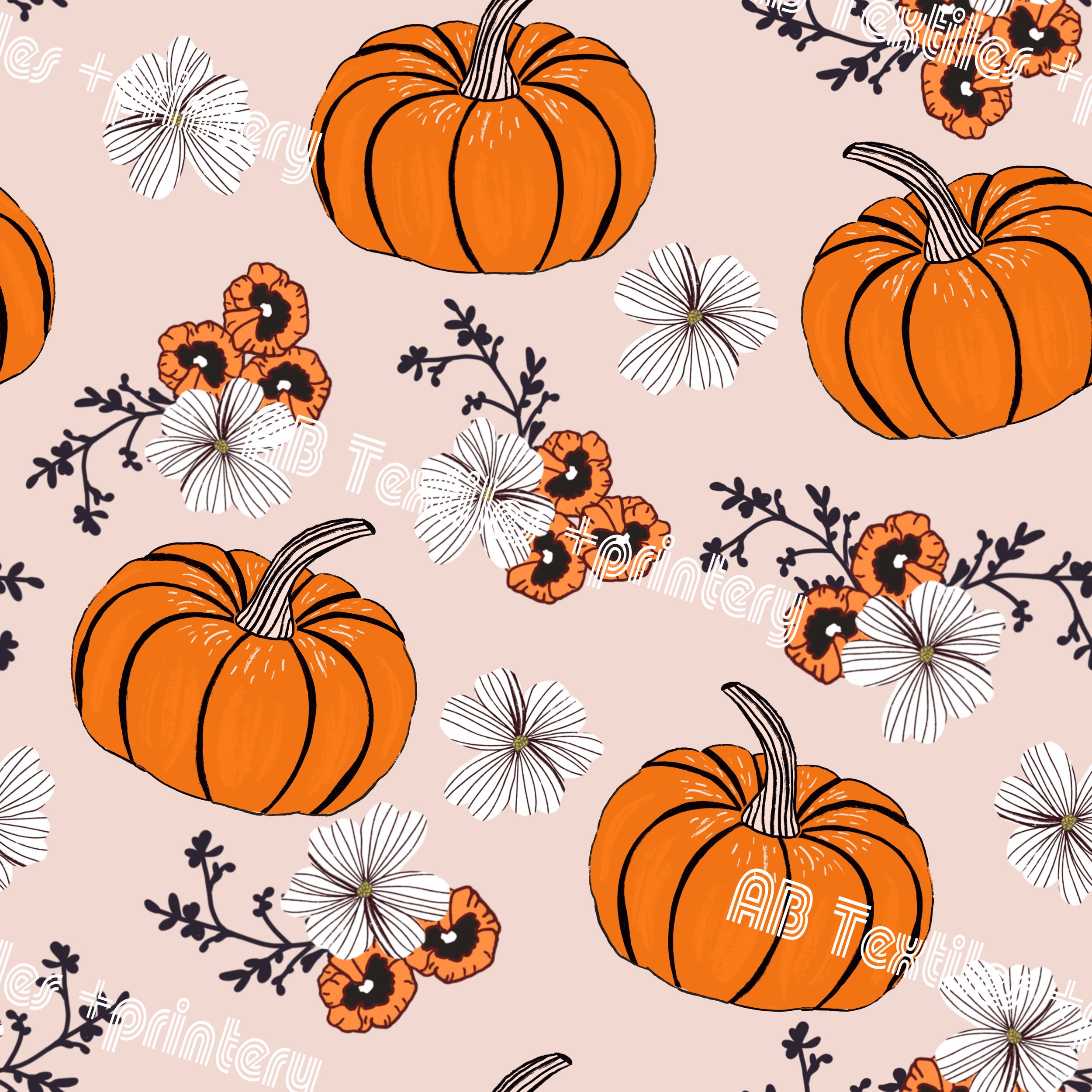 Floral Pumpkins PRE ORDER