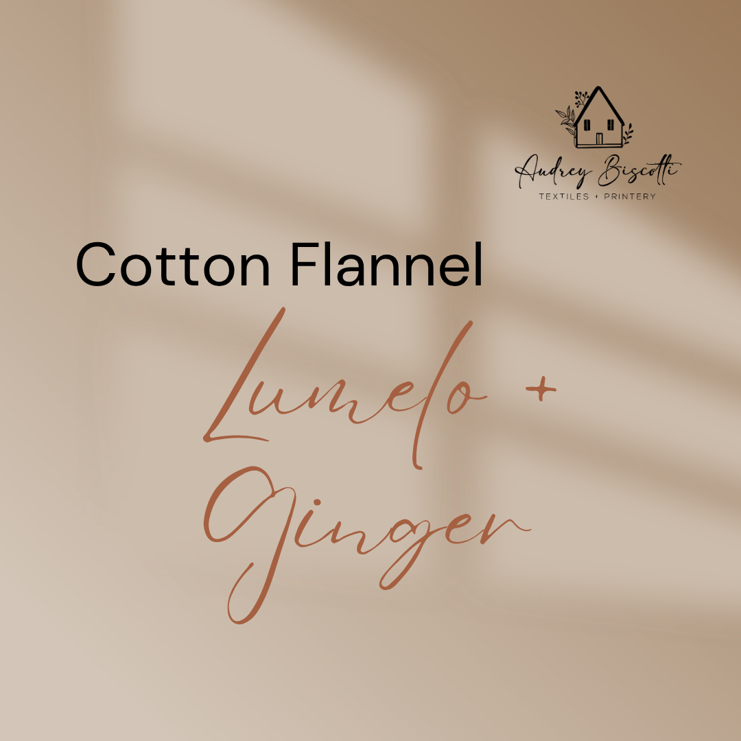 Cotton Flannel Lumelo+ Ginger Designs