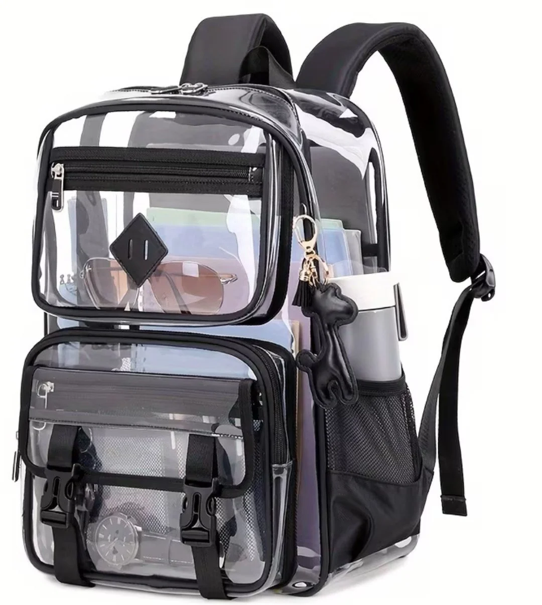 Clear Backpack STransparent Leisure Backpack Heavy Duty Backpack PVC